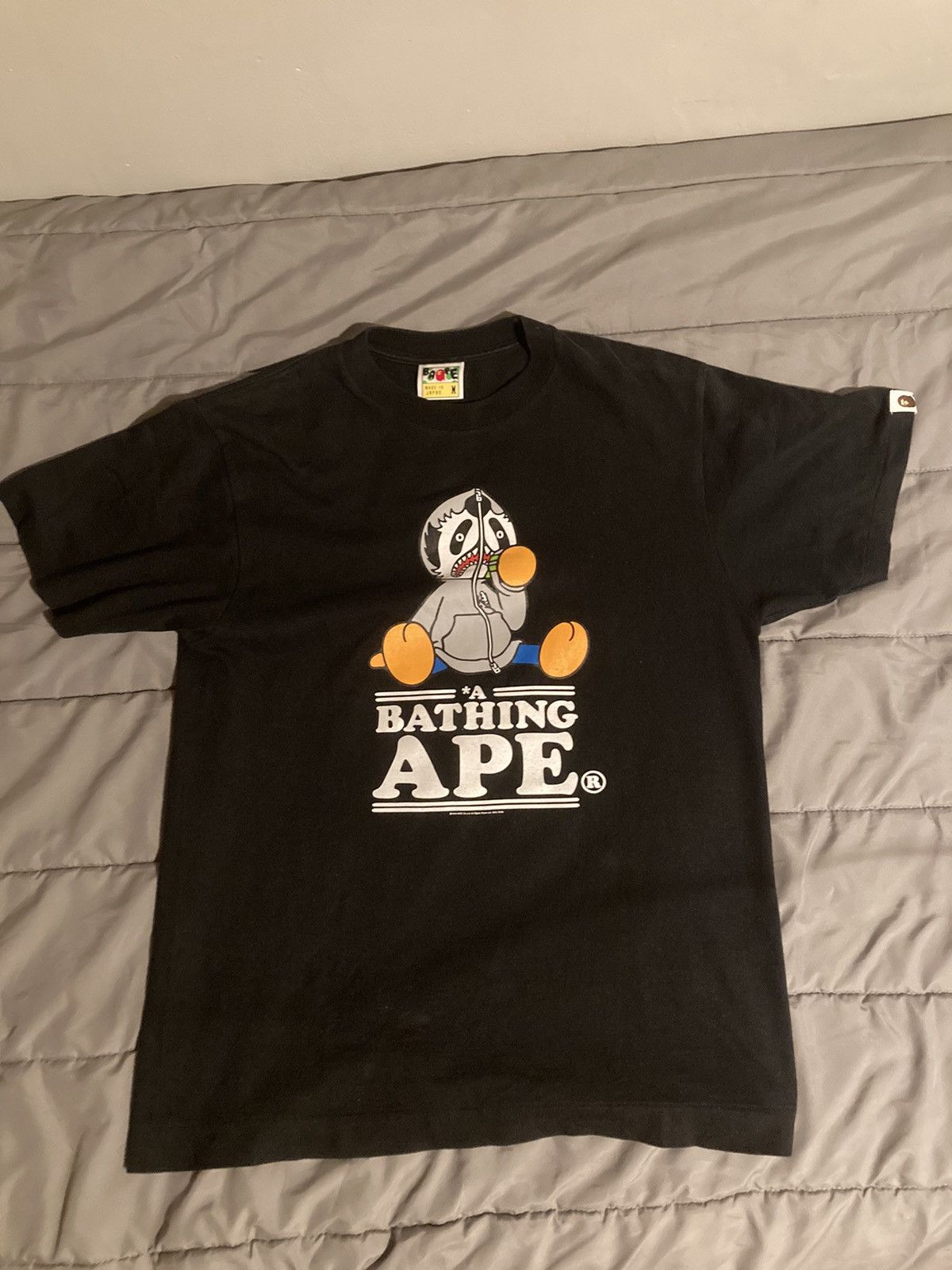 image of Bape Milo Panda Tee in Black, Men's (Size Medium)