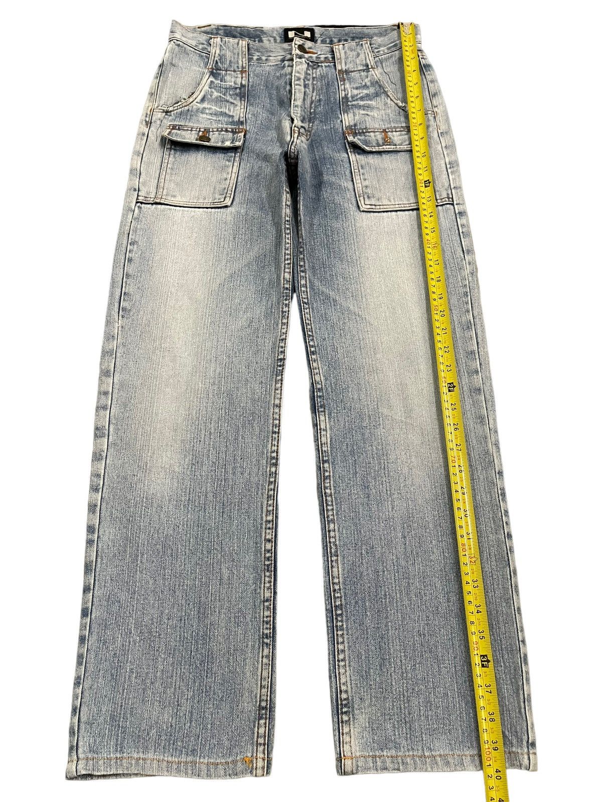Hysteric Glamour Vintage Japanese Nylaus Bush Pants Style Blue Wash Jeans Size US 30 / EU 46 - 11 Thumbnail