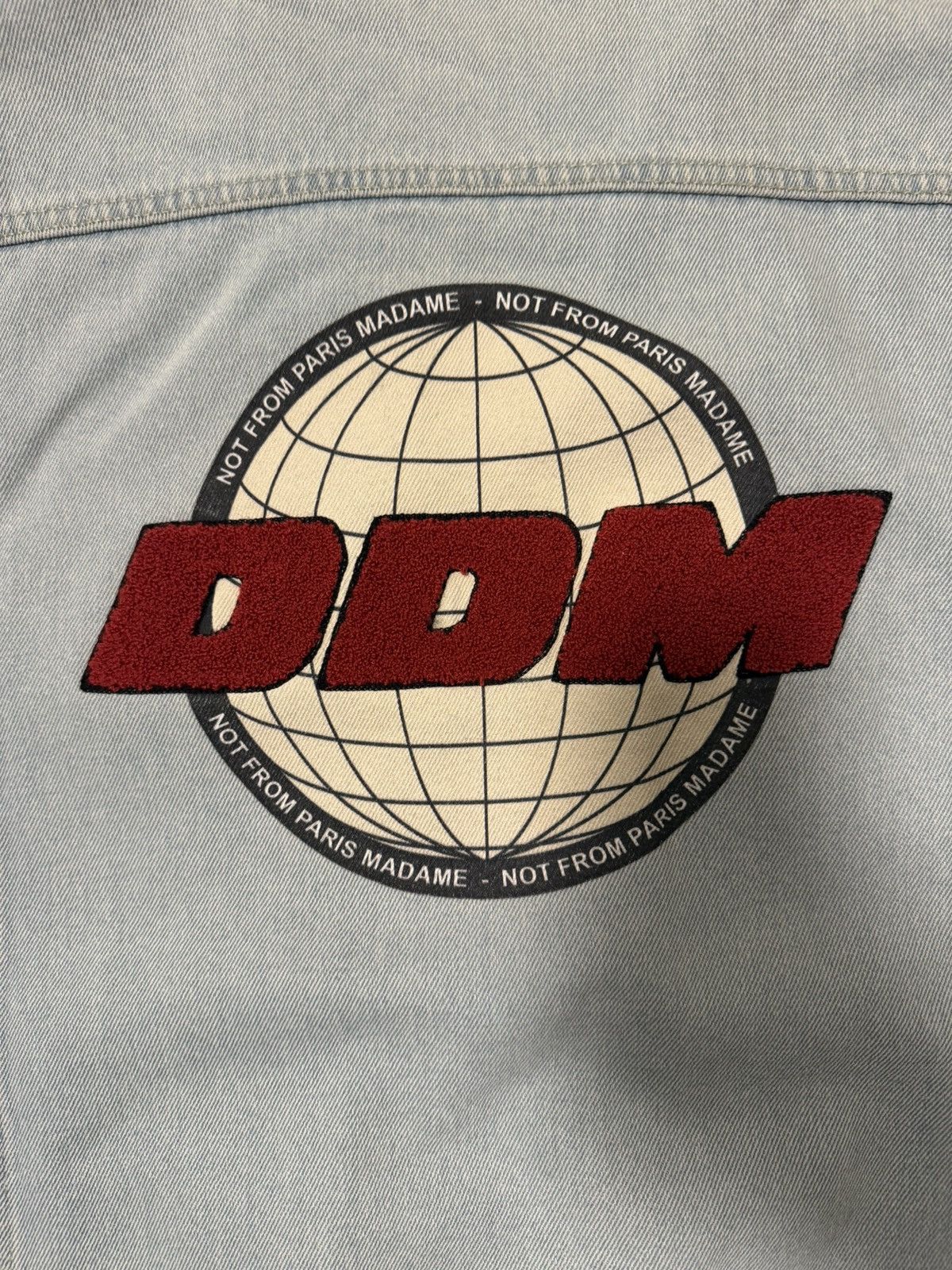 Drole De Monsieur DDM Worldwide Denim Jean Jacket Size US XL / EU 56 / 4 - 4 Thumbnail