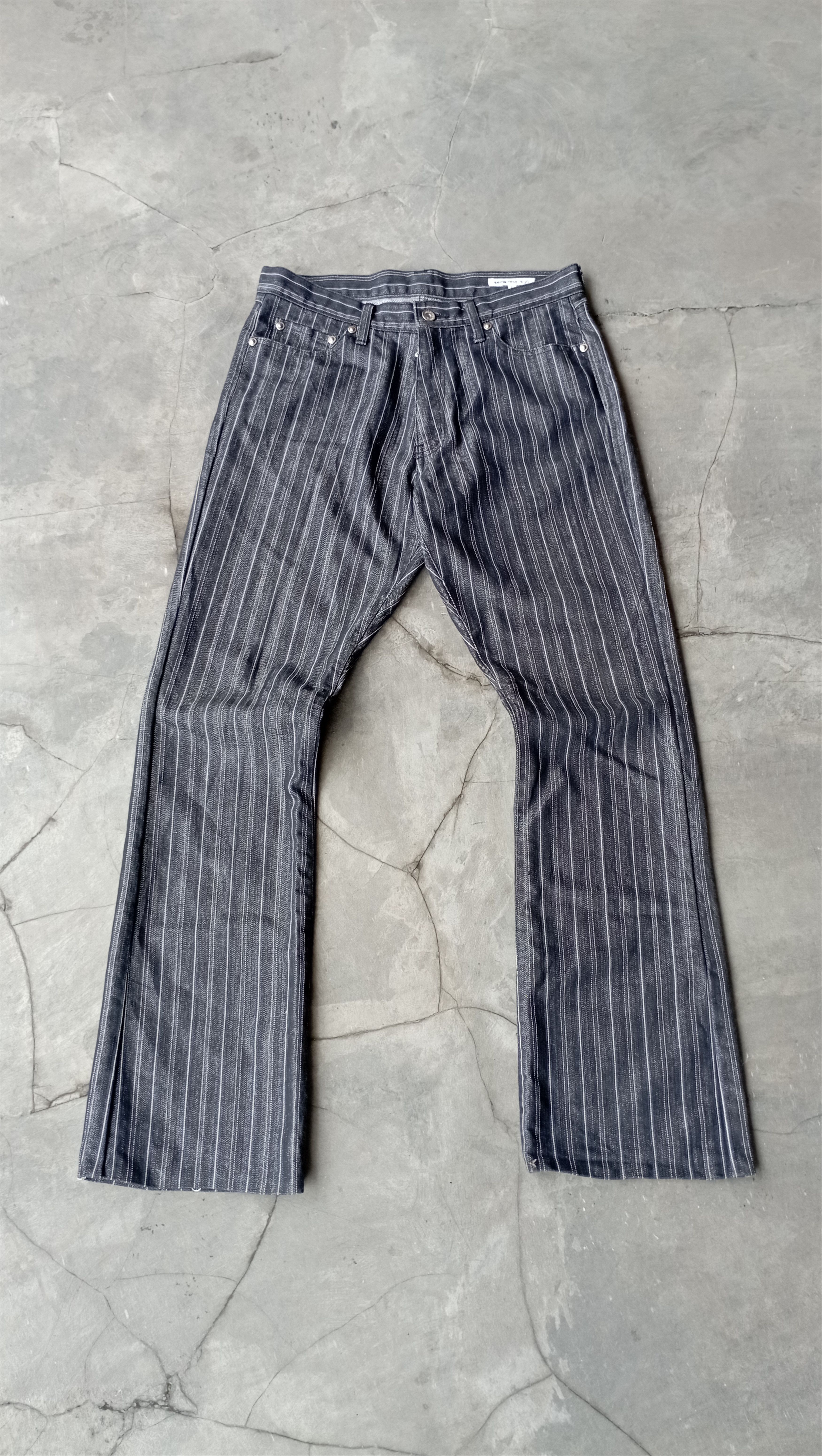 Semantic Design Stripe Pants