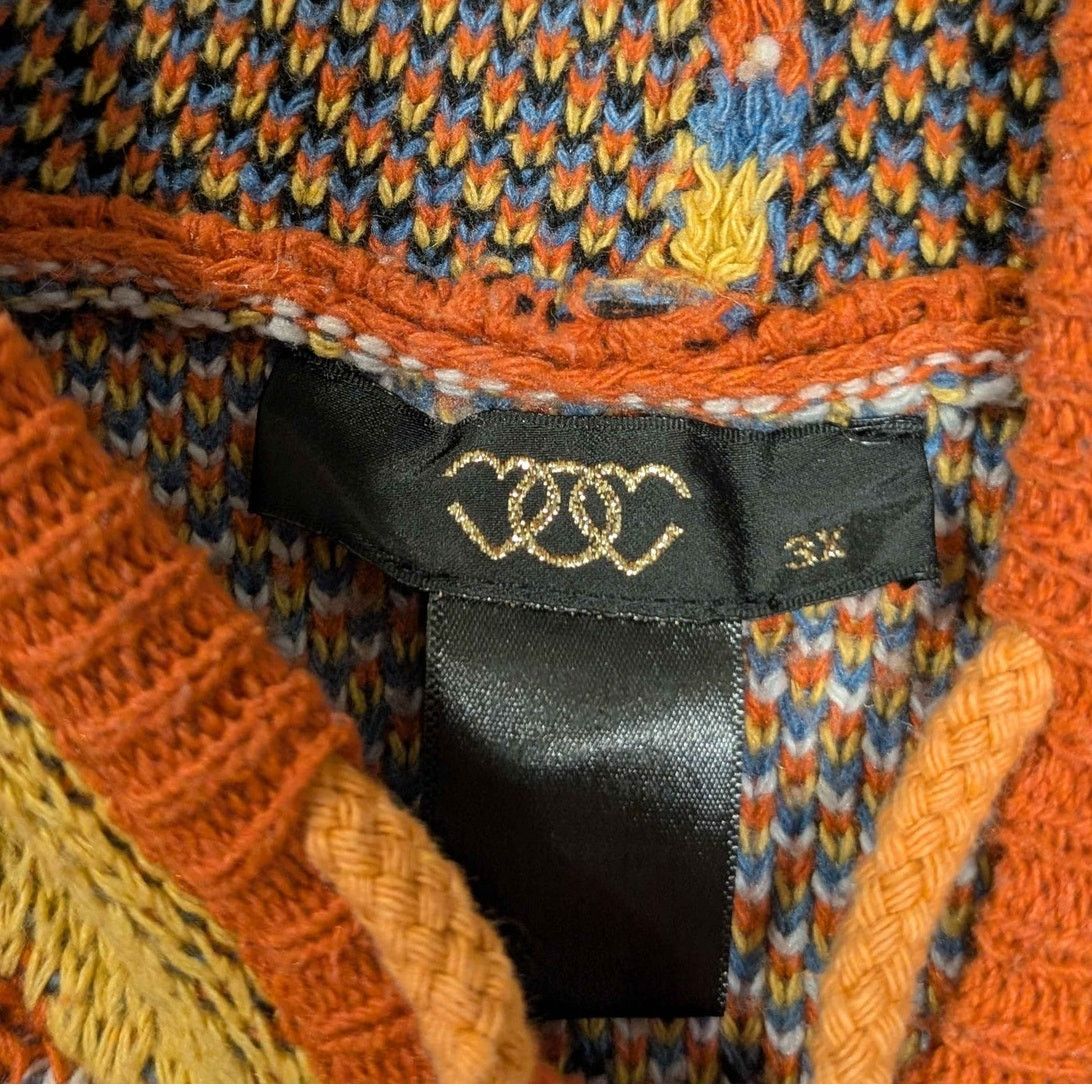 Other Woven Baja Poncho Hoodie Mens 3XL Size US XXL / EU 58 / 5 - 2 Thumbnail