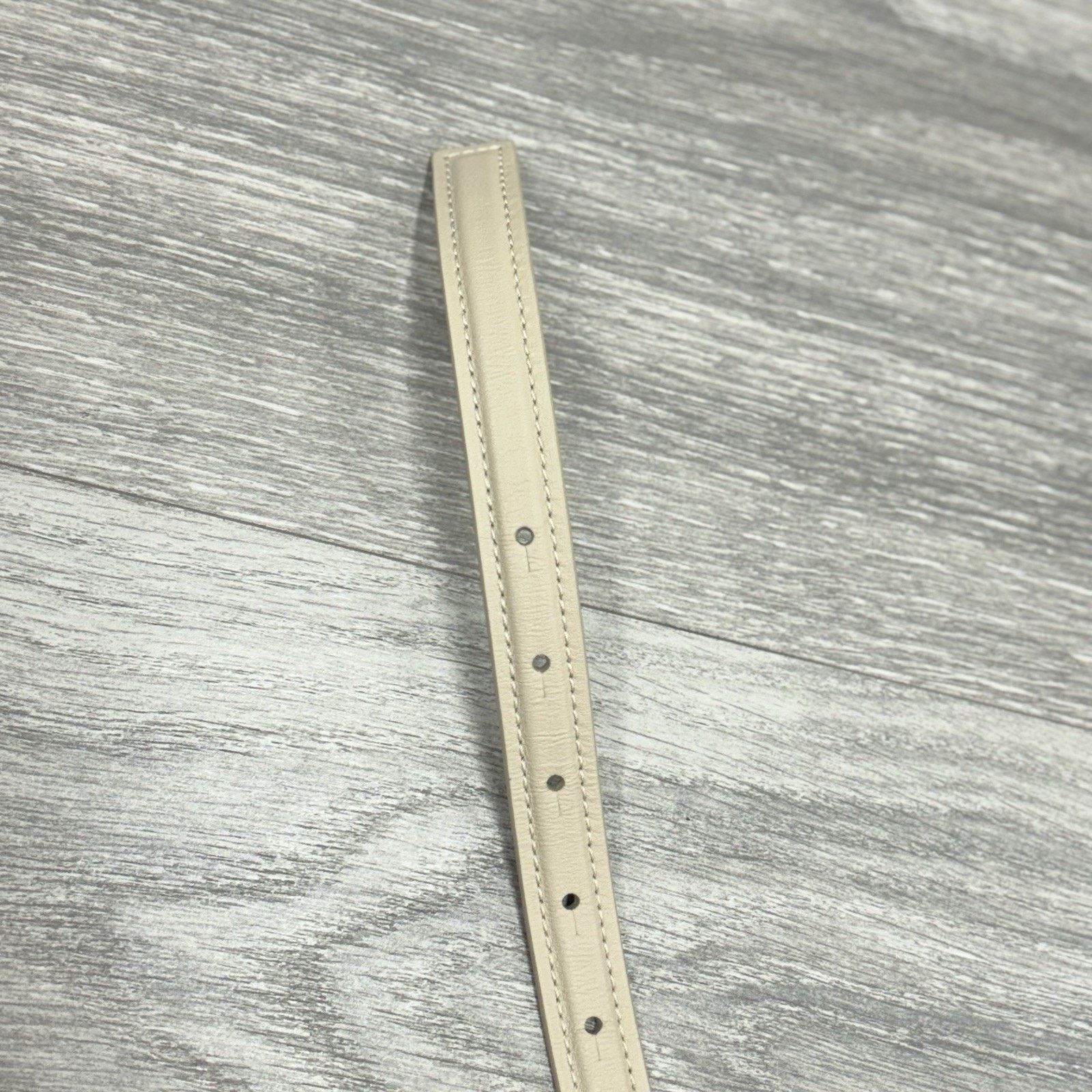 Amiri Amiri Nappa Belt ' Alabaster ' | BRAND NEW! Size 34 - 6 Thumbnail