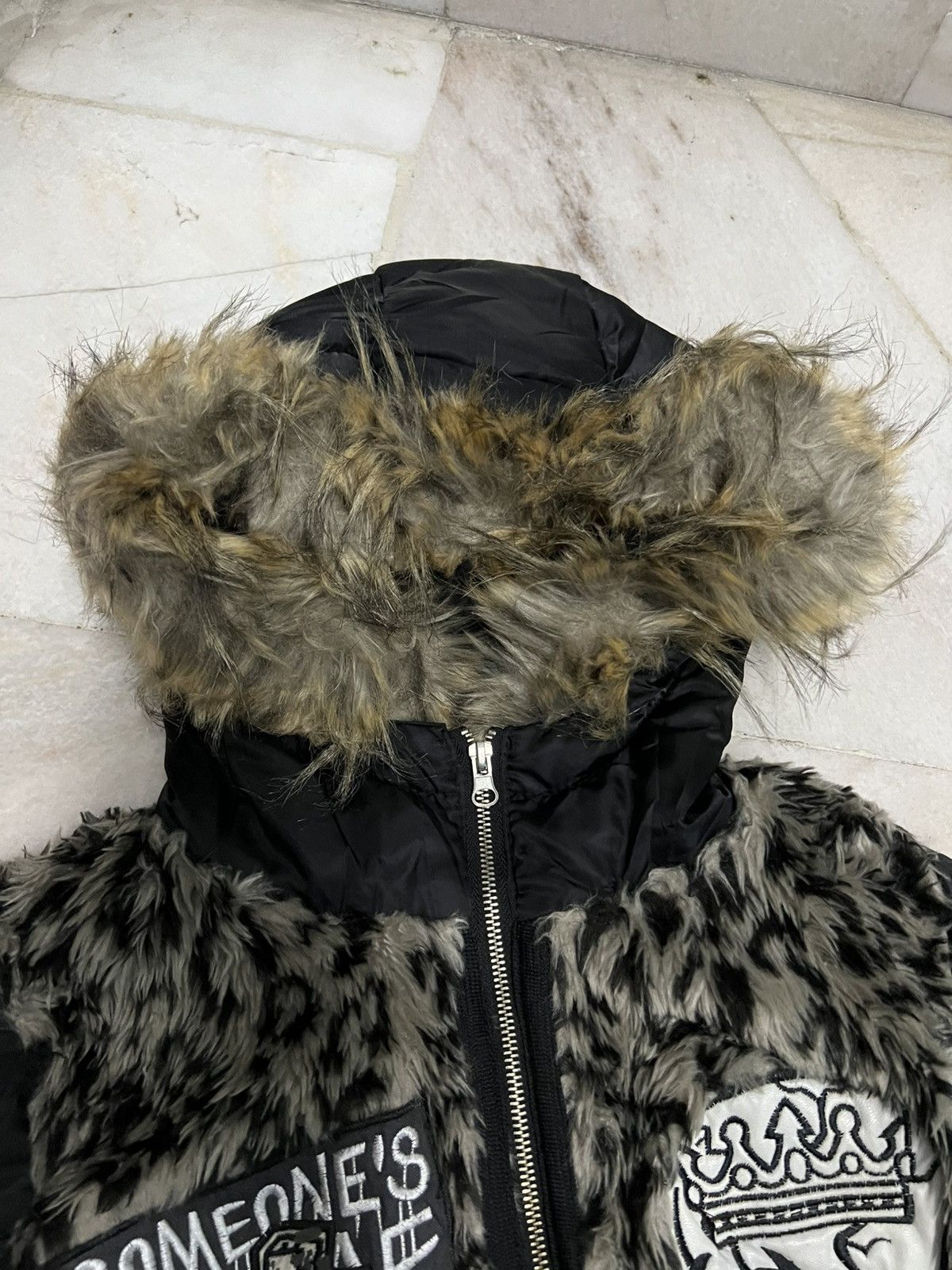 If Six Was Nine 💥Rare💥Glad News Fur Hoodie If Six Was Nine Style Jacket Size US S / EU 44-46 / 1 - 6 Thumbnail