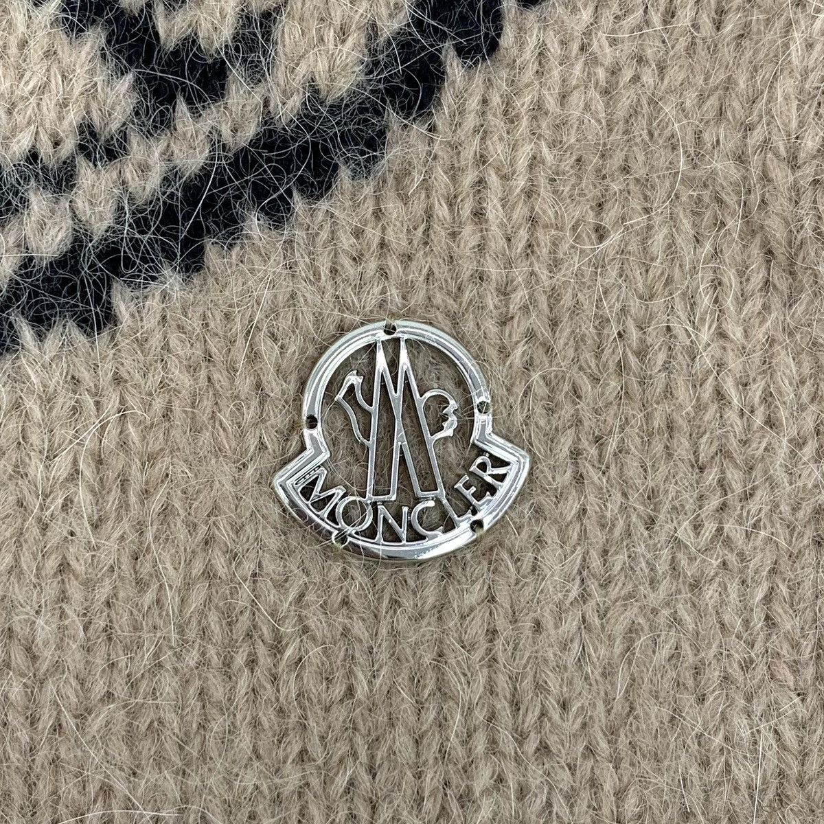 Moncler Moncler Brown Striped Logo Long Sleeve Knit Sweater K26WX Size M / US 6-8 / IT 42-44 - 5 Thumbnail