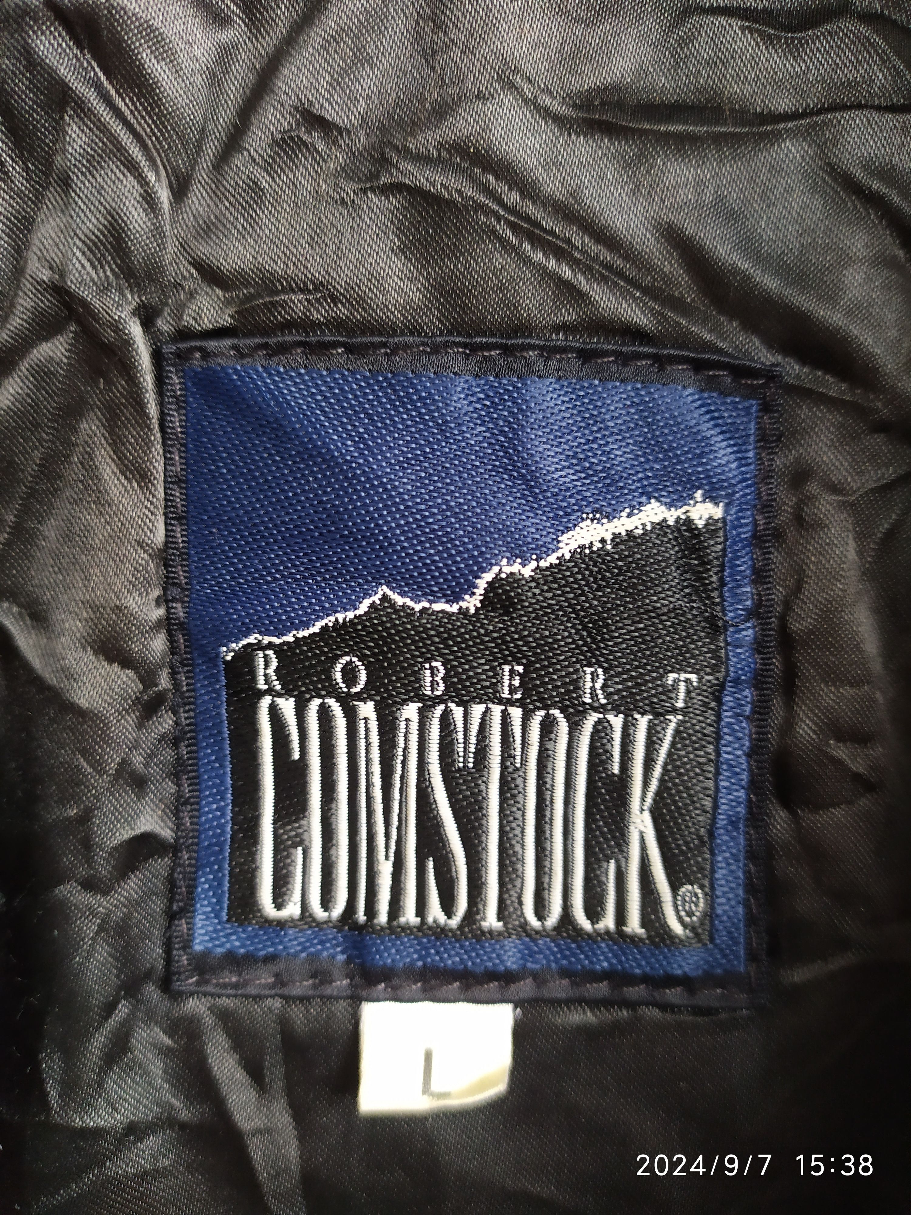 Vintage Vintage Robert Comstock Bikers Leather Jacket Size US L / EU 52-54 / 3 - 13 Thumbnail