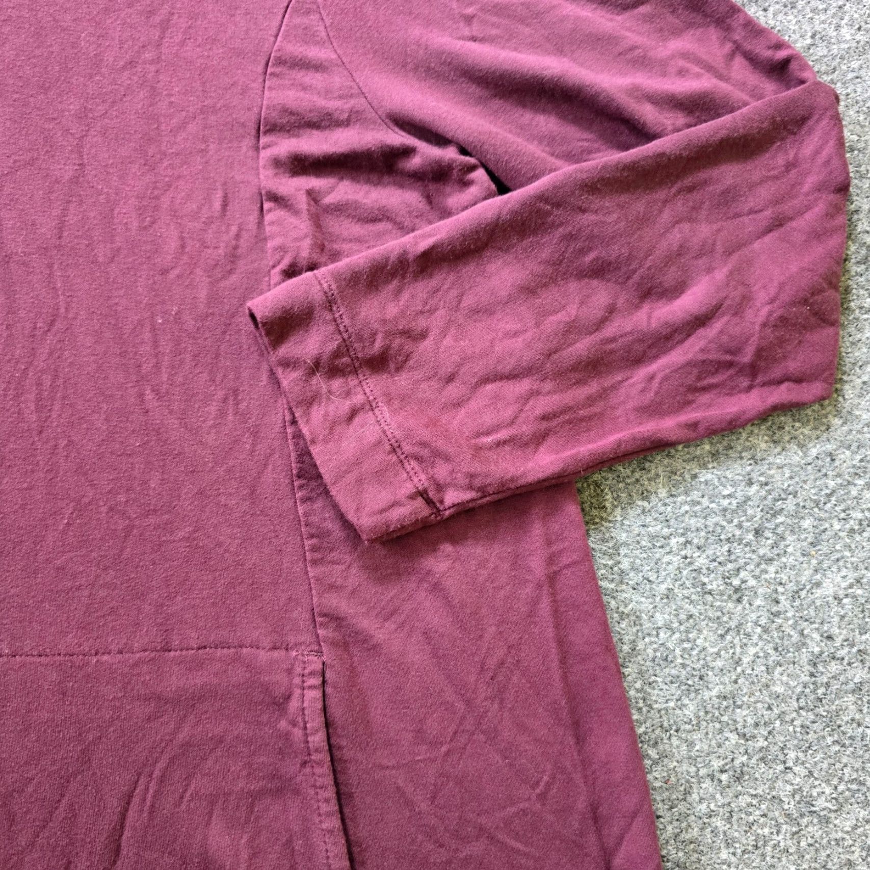 J. Jill J Jill Top Womens Large Purple Tranquility Fleece Hoodie Casual Sweatshirt Basic Size L / US 10 / IT 46 - 3 Thumbnail