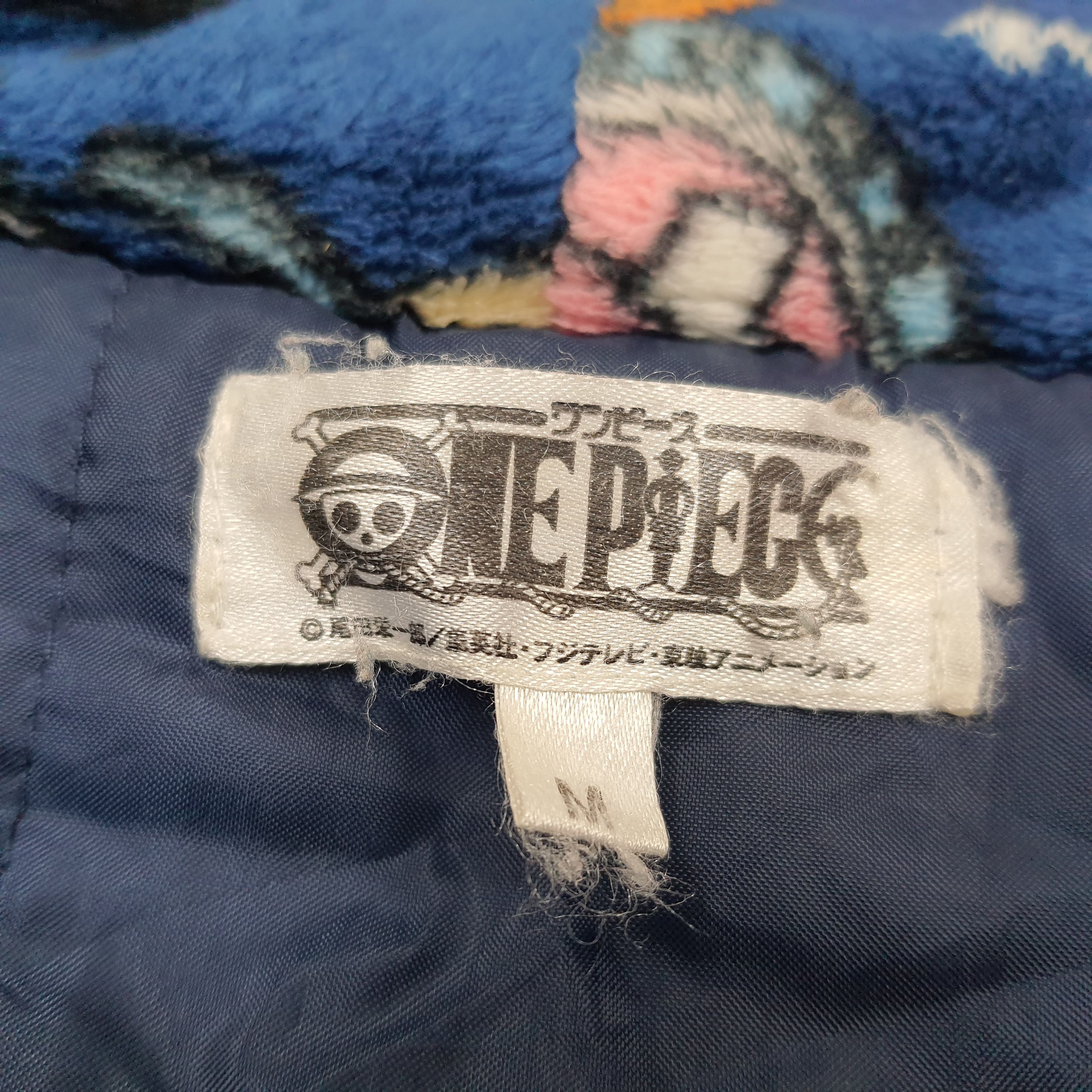 Japanese Brand × One Piece × Vintage Vintage One Piece Anime Series Japan Brand Fleece Kimono Size US L / EU 52-54 / 3 - 4 Thumbnail