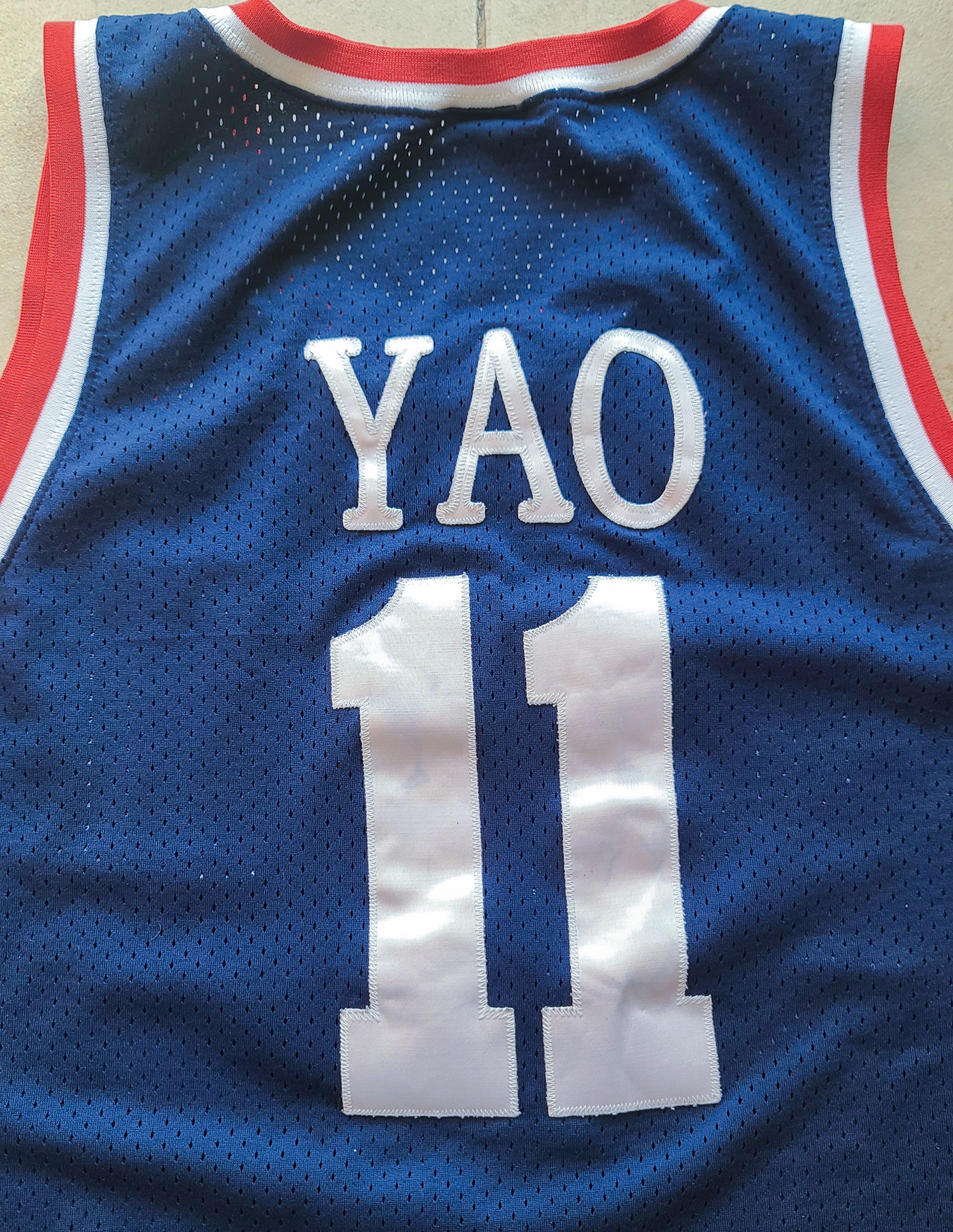 NBA Yao MING Houston Rockets 2000s NIKE Rewind L navy NBA vtg Size US L / EU 52-54 / 3 - 5 Thumbnail