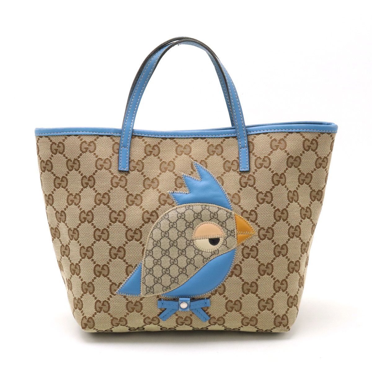 Gucci Gucci Gucci GG Canvas Children's Zoo Series Parrot Tote Bag 271101 Canvas Tote Bag 271101 in Very Good Condition Size ONE SIZE - 1 Thumbnail