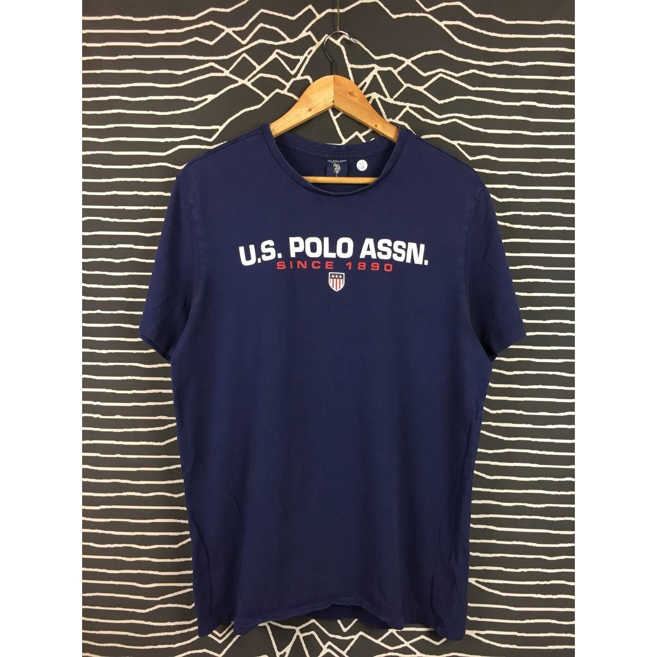 Polo Ralph Lauren × U.S. Polo Assn. × Vintage U.S Polo Assn. Since 1980 Spell Out Logo Tee Size US L / EU 52-54 / 3 - 1 Thumbnail