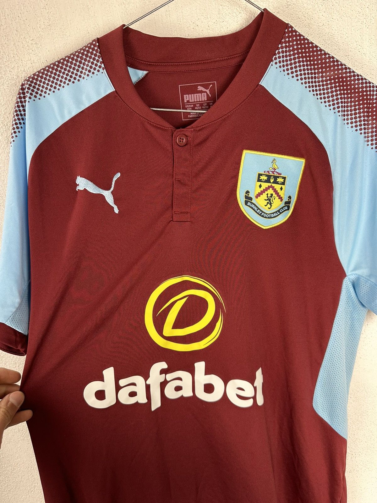 Puma Puma Burnley Football Club Home Soccer Jersey Size US M / EU 48-50 / 2 - 4 Thumbnail