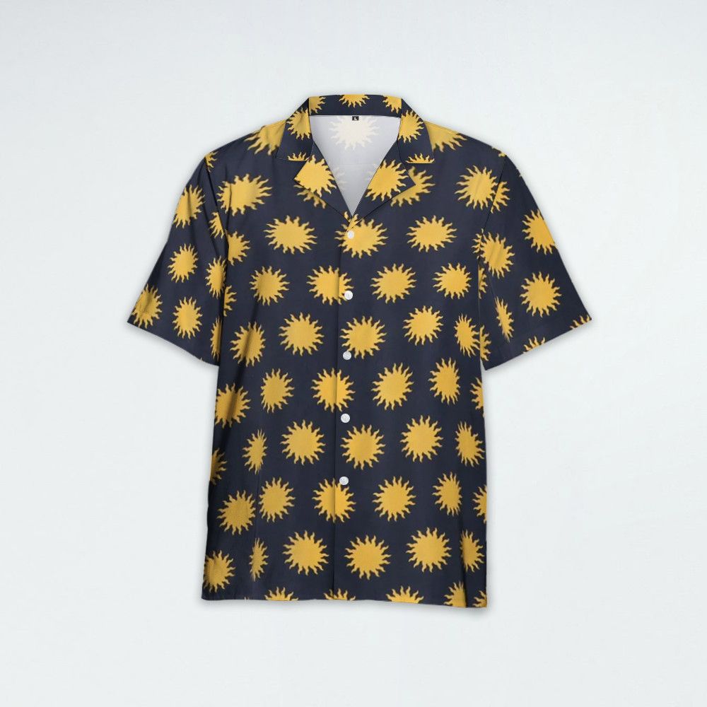 Designer Night Sun Short-Sleeve Shirt – Sunset-Inspired Shirt Size US S / EU 44-46 / 1 - 1 Thumbnail