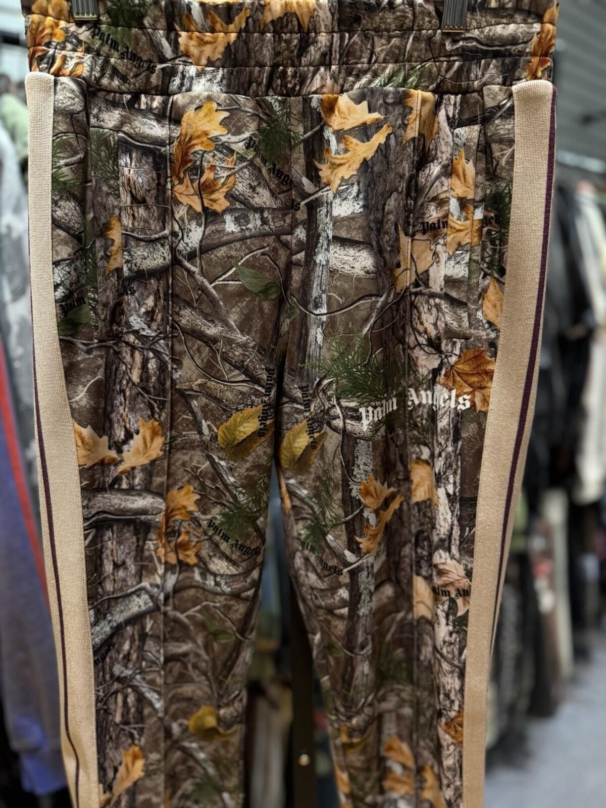 Palm Angels PALM ANGELS Tree Camo Track Pants Brown Small $790 MSRP Size US 30 / EU 46 - 5 Thumbnail