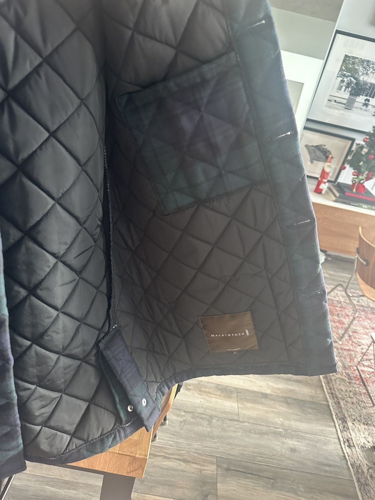 Mackintosh Blackwatch Quilted Jacket Size US L / EU 52-54 / 3 - 7 Thumbnail