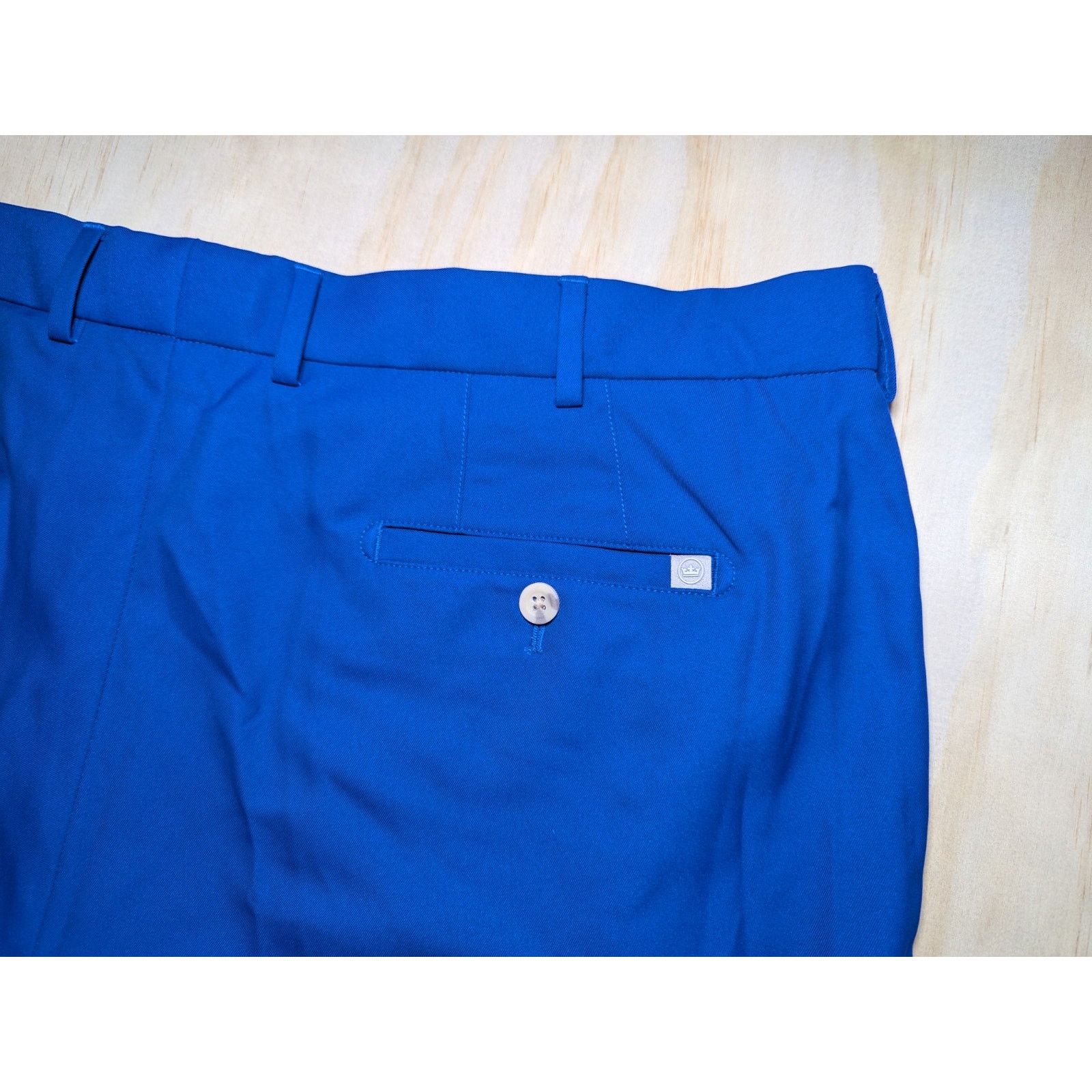 Peter Millar Peter Millar Men's 40 Blue Performance Golf Shorts Solid Size US 40 / EU 56 - 6 Thumbnail