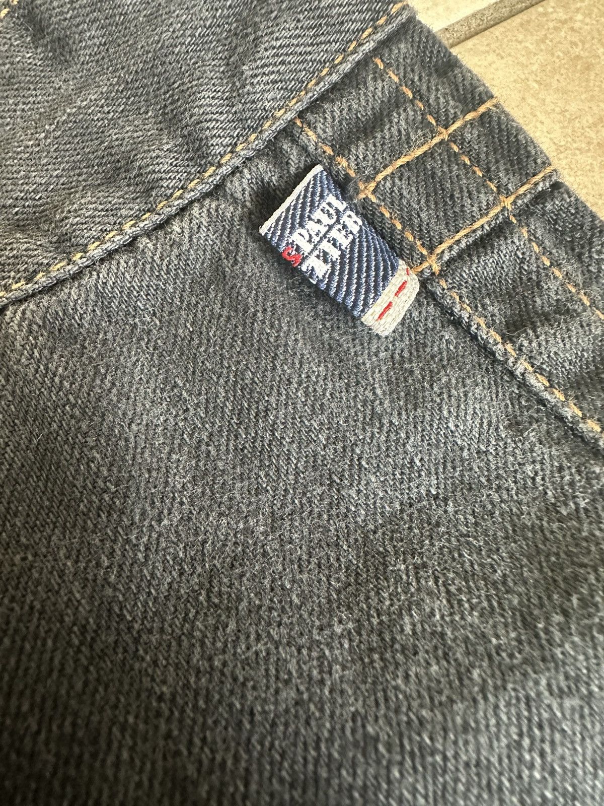 Jean Paul Gaultier VTG Jean’s Paul Gaultier Black Straight Leg Denim Jeans W36 Size US 36 / EU 52 - 3 Thumbnail