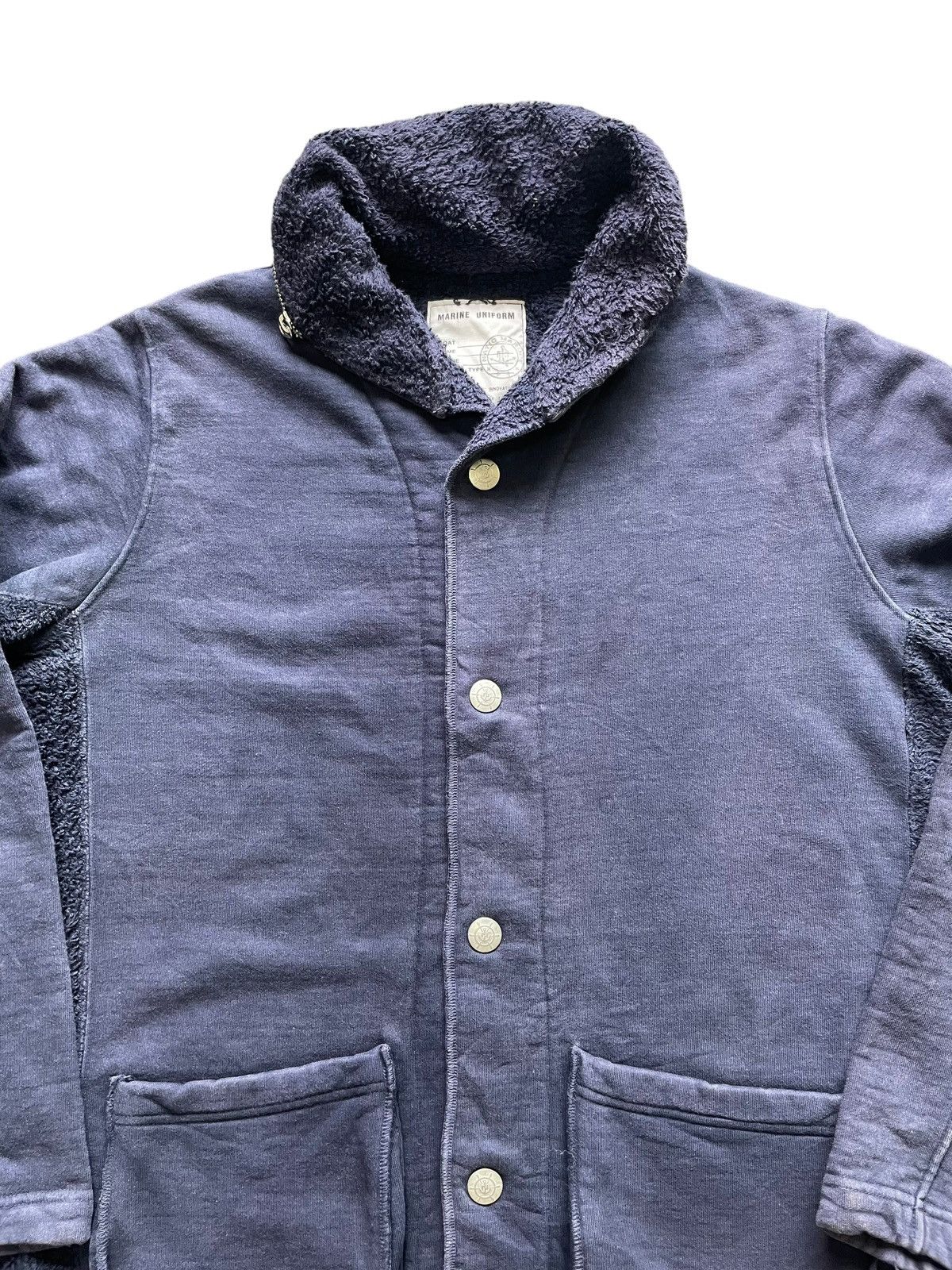 Japanese Brand Natic Marine Shawl USN Style Jacket Size US L / EU 52-54 / 3 - 3 Thumbnail