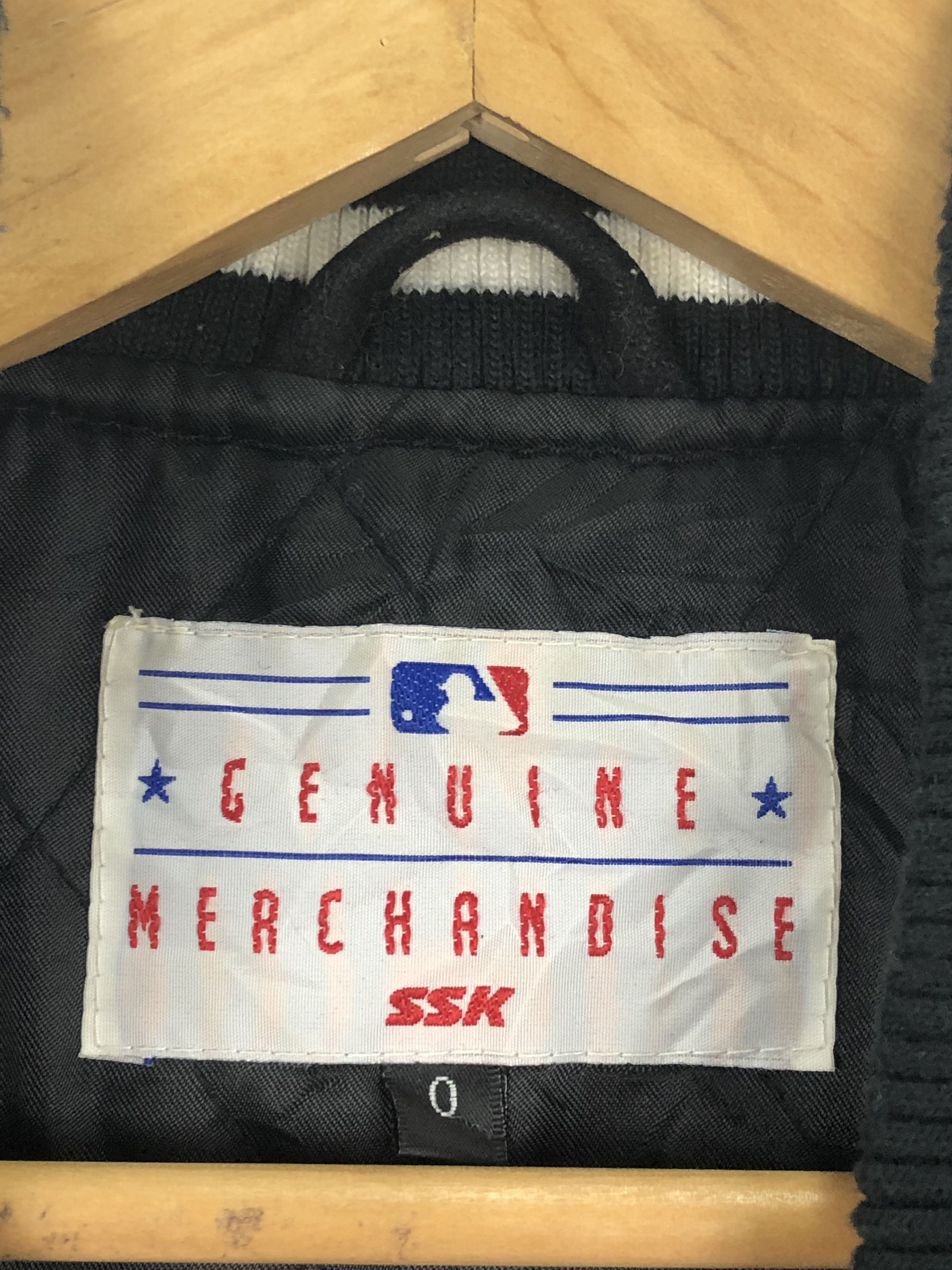 MLB Vintage 90s Sox MLBP Varsity Jacket Leather V0379 Size US L / EU 52-54 / 3 - 5 Thumbnail