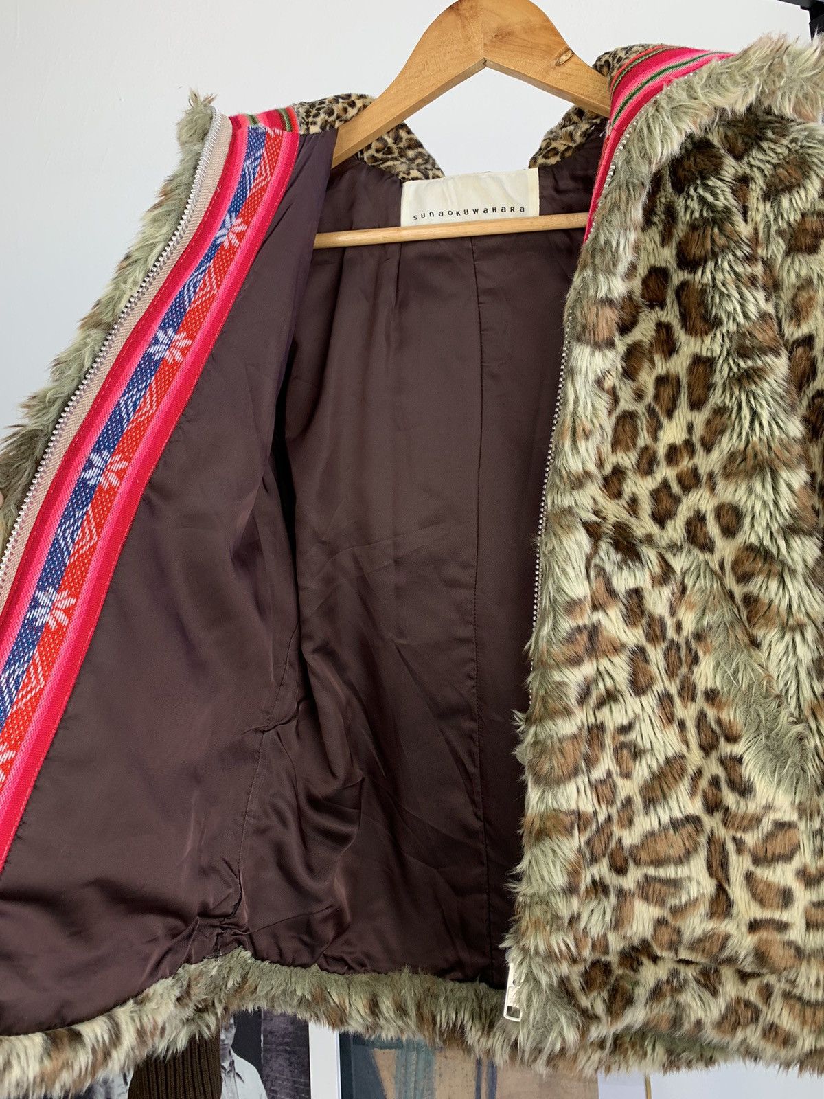 Japanese Brand Sunaokawahara Leopard Print Fur Hoodie Size US M / EU 48-50 / 2 - 6 Thumbnail