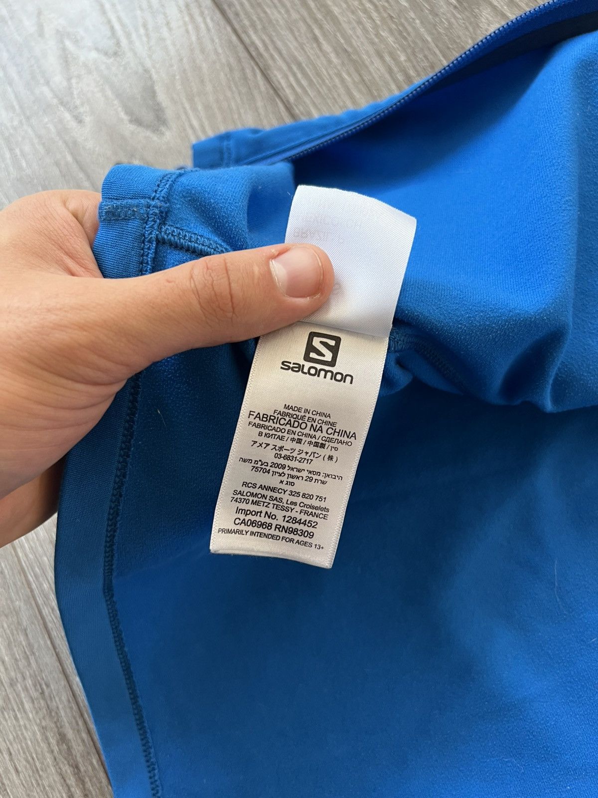 Salomon Salomon Advanced Skin Warm Zip Chest Pocket Sweatshirt Size US S / EU 44-46 / 1 - 21 Thumbnail