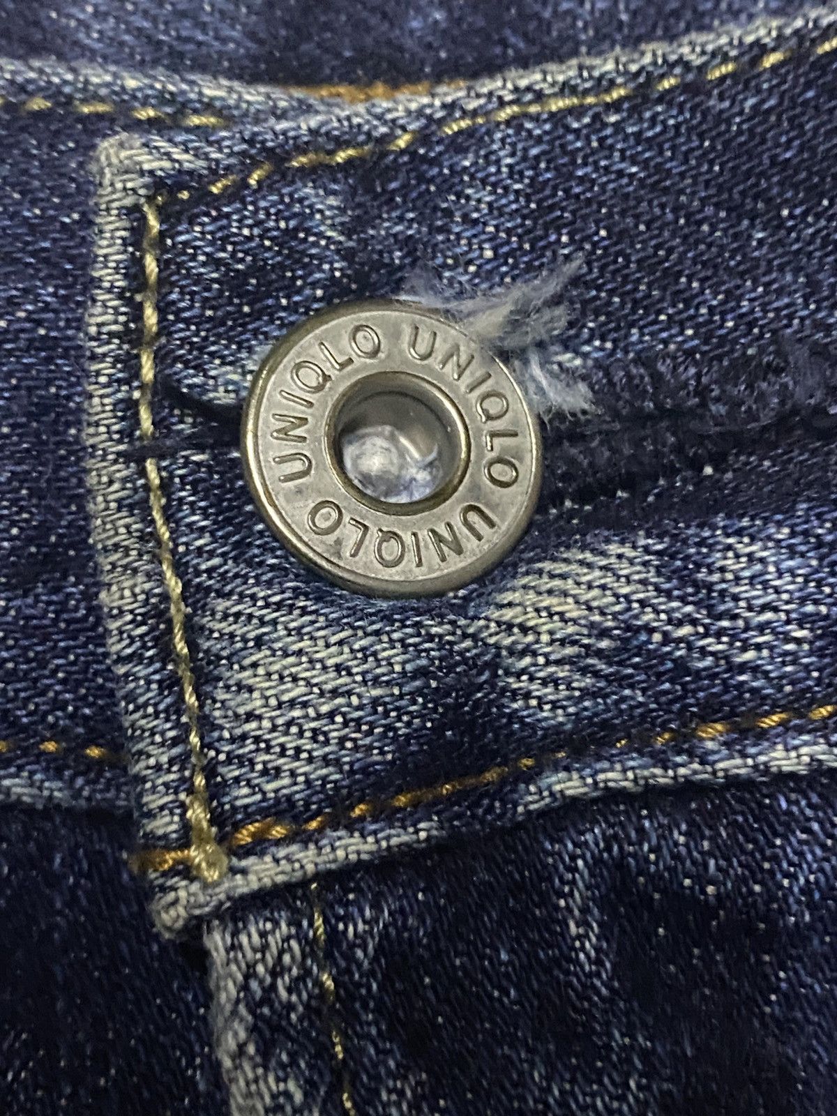 Japanese Brand Vintagw Japanese Uniqlo Selvedge Mud Wash Straight Fit Jeans Size US 28 / EU 44 - 11 Thumbnail