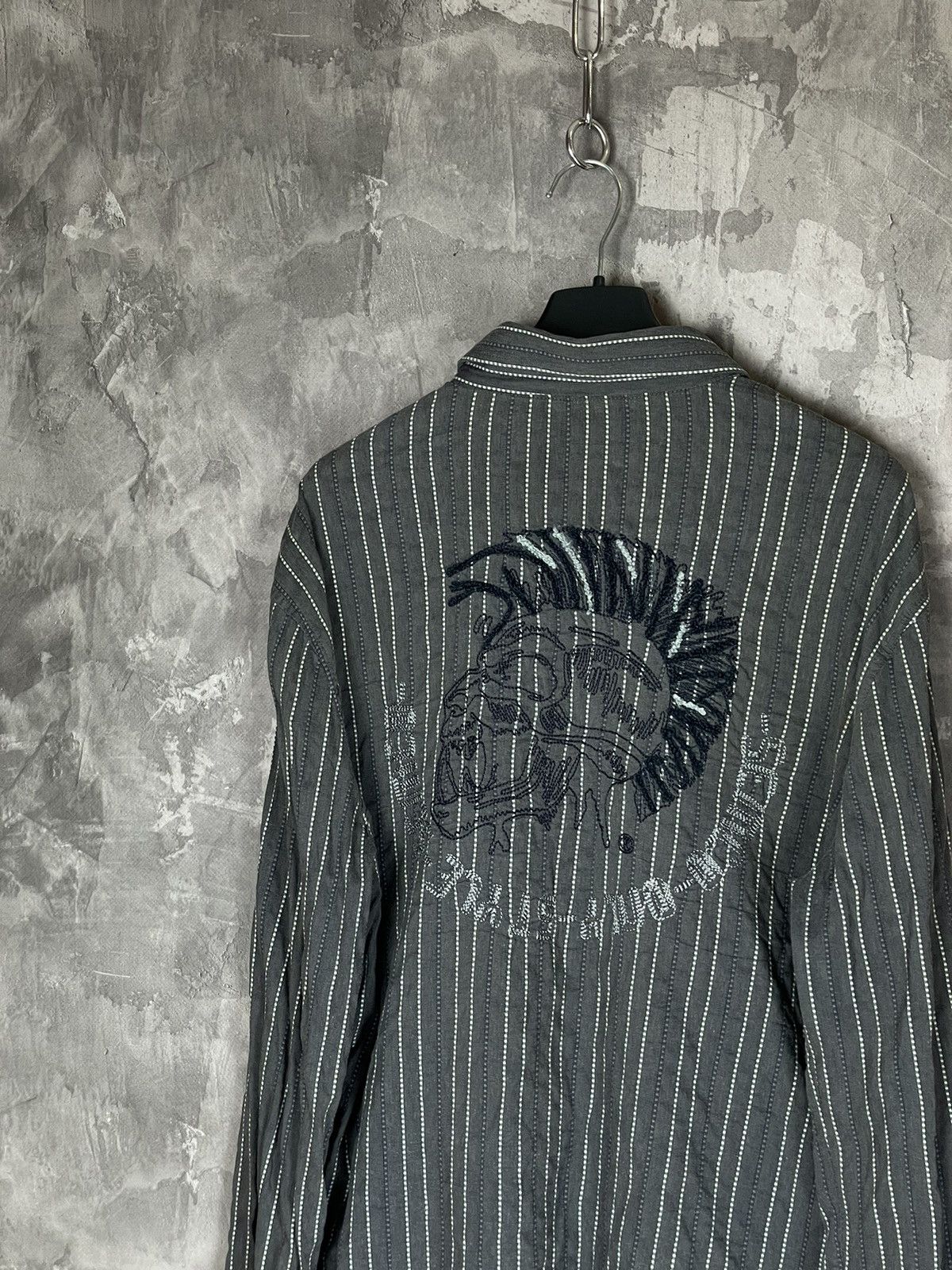 Diesel × Vintage Vintage Y2K Diesel logo Japanese Shirt button up Size US XL / EU 56 / 4 - 4 Thumbnail