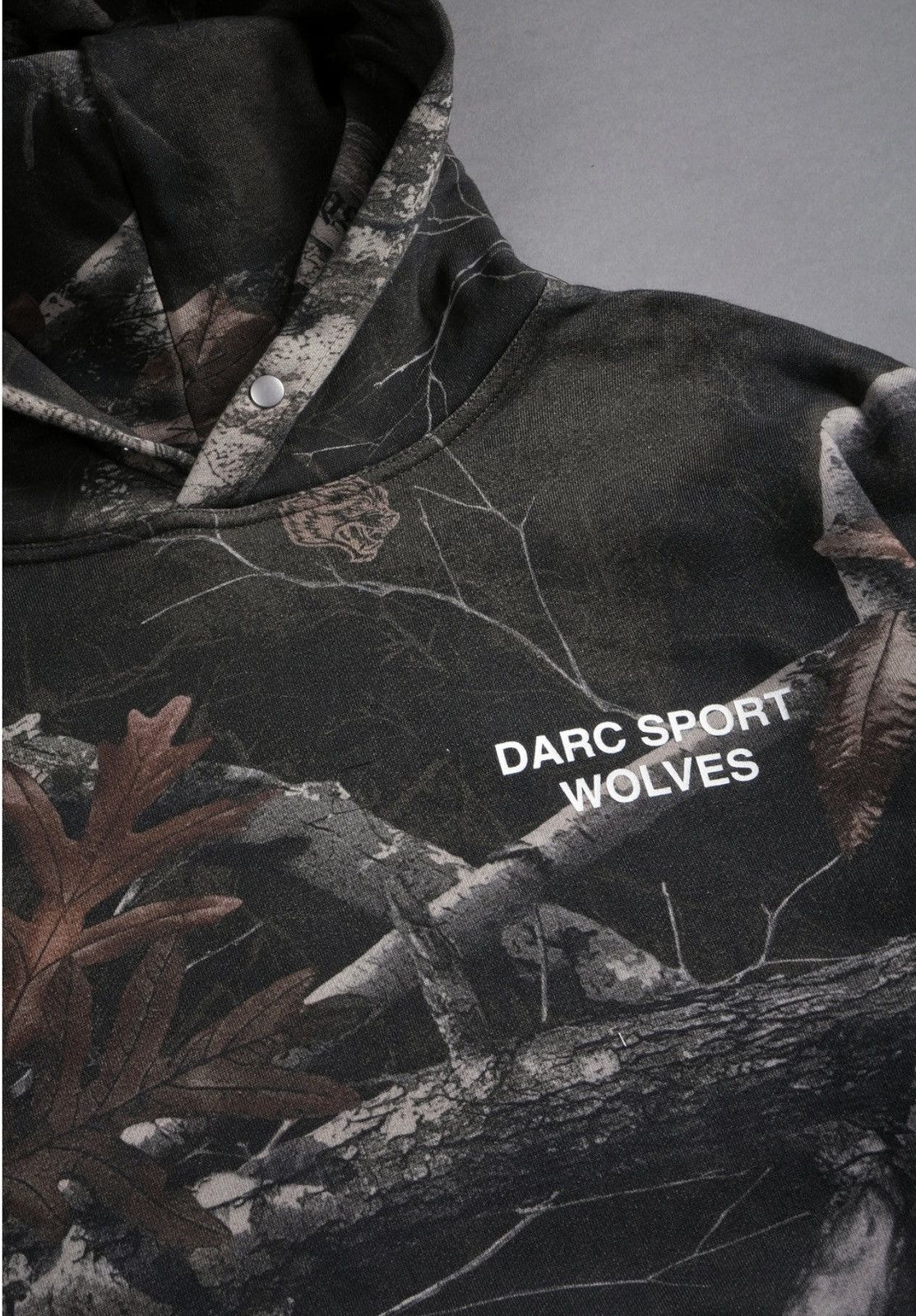 Darc Sport DARC SPORT WOLVES HOODIE IN DARC BROWN WOODLAND CAMO SIZE XL Size US XL / EU 56 / 4 - 4 Thumbnail