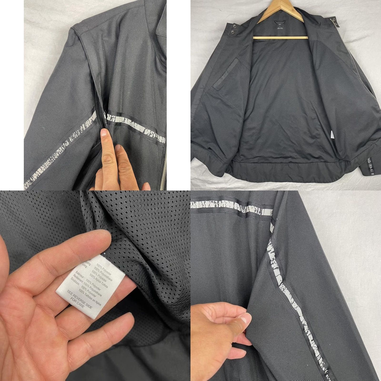 Fox Racing Fox Racing Jacket Mens Large Black Reflective Moto Riding Zip Convertible Vest Size US L / EU 52-54 / 3 - 9 Thumbnail