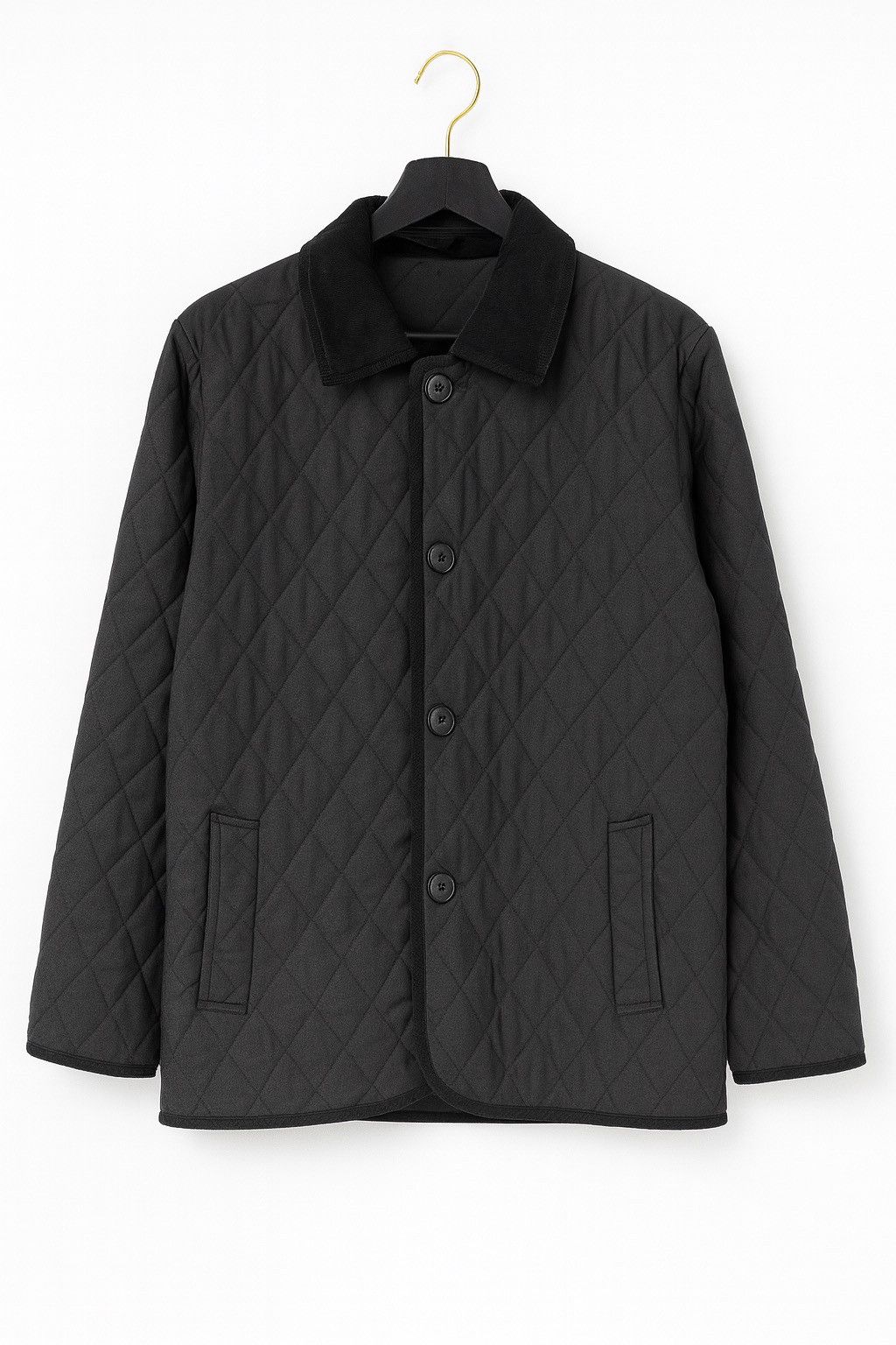 United Arrows Vintage United Arrows Tokyo Quilted Black Jacket – Classic Size US M / EU 48-50 / 2 - 1 Thumbnail