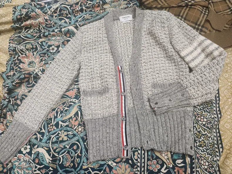 Thom Browne Thom Browne Grey Sweater Size US M / EU 48-50 / 2 - 1 Thumbnail