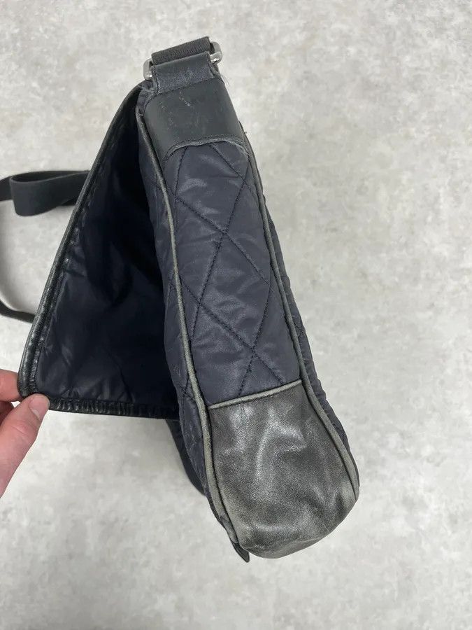 Dolce & Gabbana AW2003 Dolce & Gabbana Losange Black Leather Shoulder Bag Size ONE SIZE - 12 Thumbnail