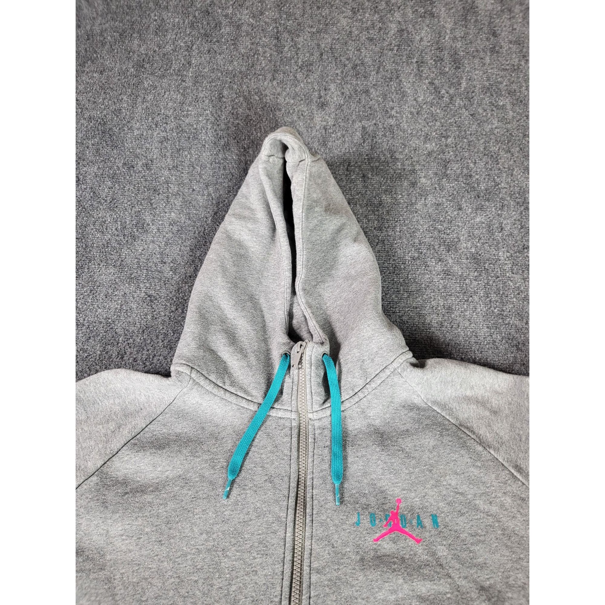 Jordan Brand Air Jordan Nike Hoodie Men Sz XXL AT4861-092 Big Logo Gray P Size US XXL / EU 58 / 5 - 3 Thumbnail