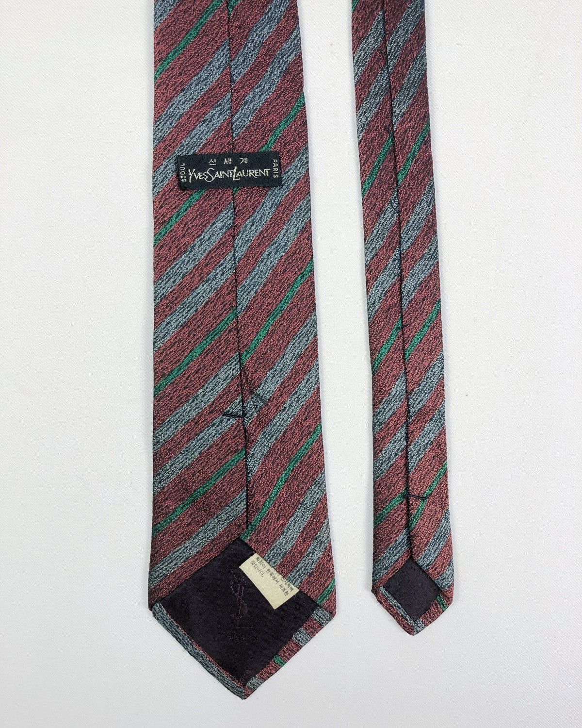 Yves Saint Laurent Rare Vintage Yves Saint Lurent YSL Silk Tie Size ONE SIZE - 5 Thumbnail