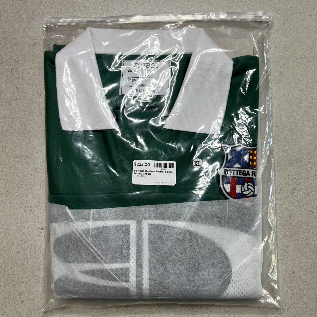 Bottega Desires Bottega Desires Futbol Jersey SIZE MEDIUM Size US M / EU 48-50 / 2 - 3 Thumbnail