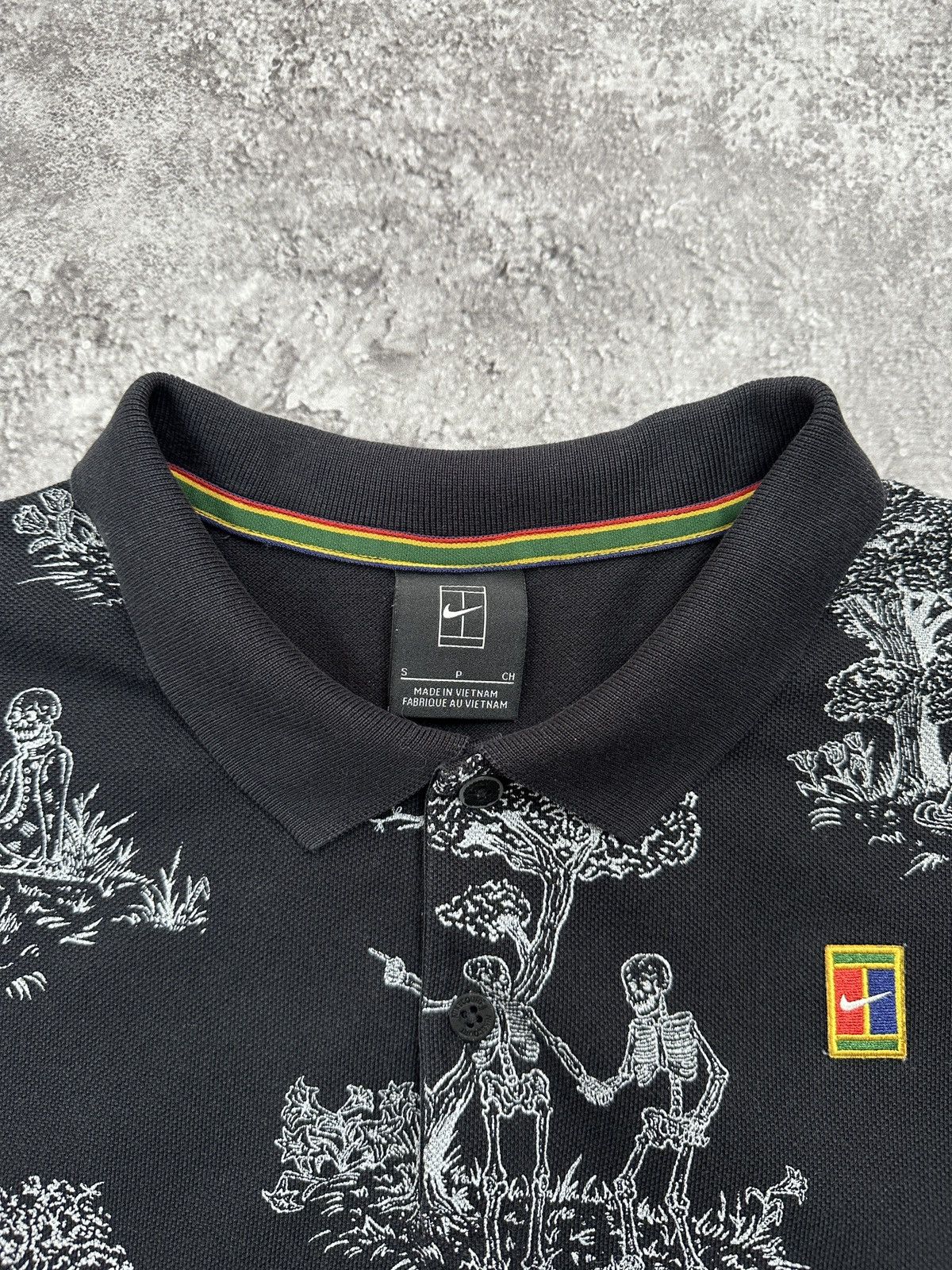 Nike Nike x Andre Agassi Polo T-Shirt Challenge Court Skeleton Size US S / EU 44-46 / 1 - 5 Thumbnail