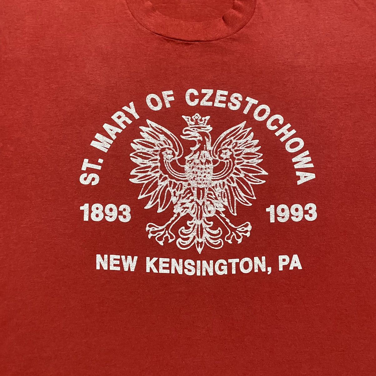 Vintage Vintage 1993 St. Mary Of Czestochowa New Kensington Shirt Size US XL / EU 56 / 4 - 3 Thumbnail