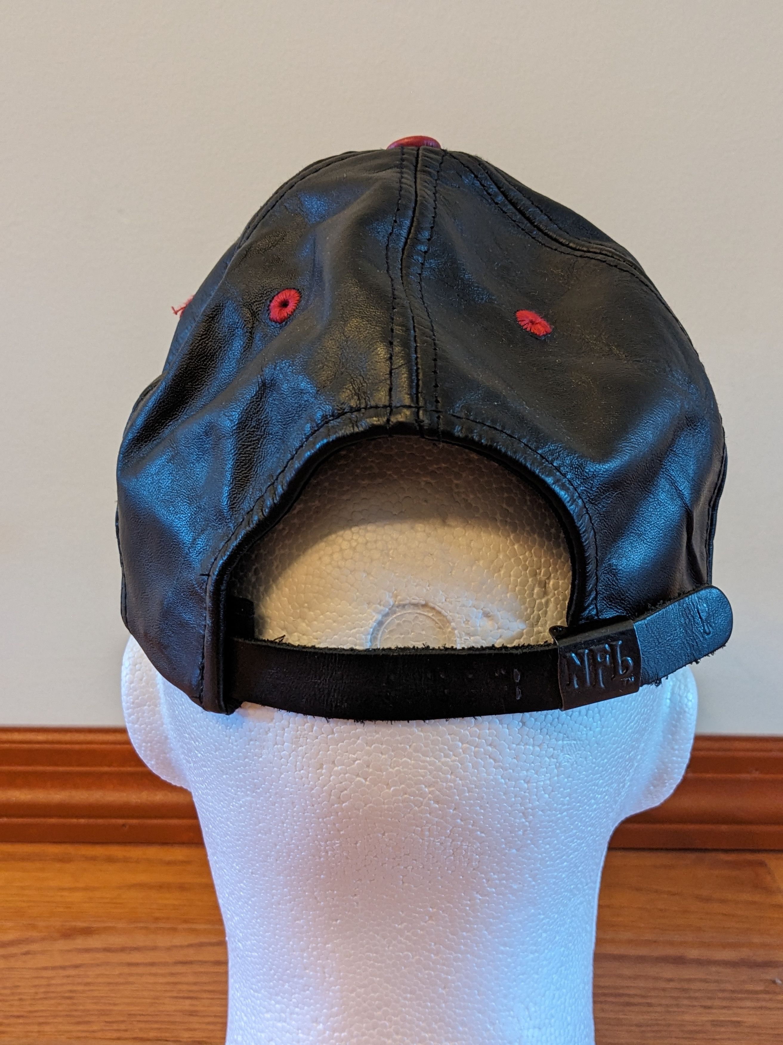 NFL × Vintage Vintage San Francisco 49ers NFL Football Leather Hat Size ONE SIZE - 5 Thumbnail
