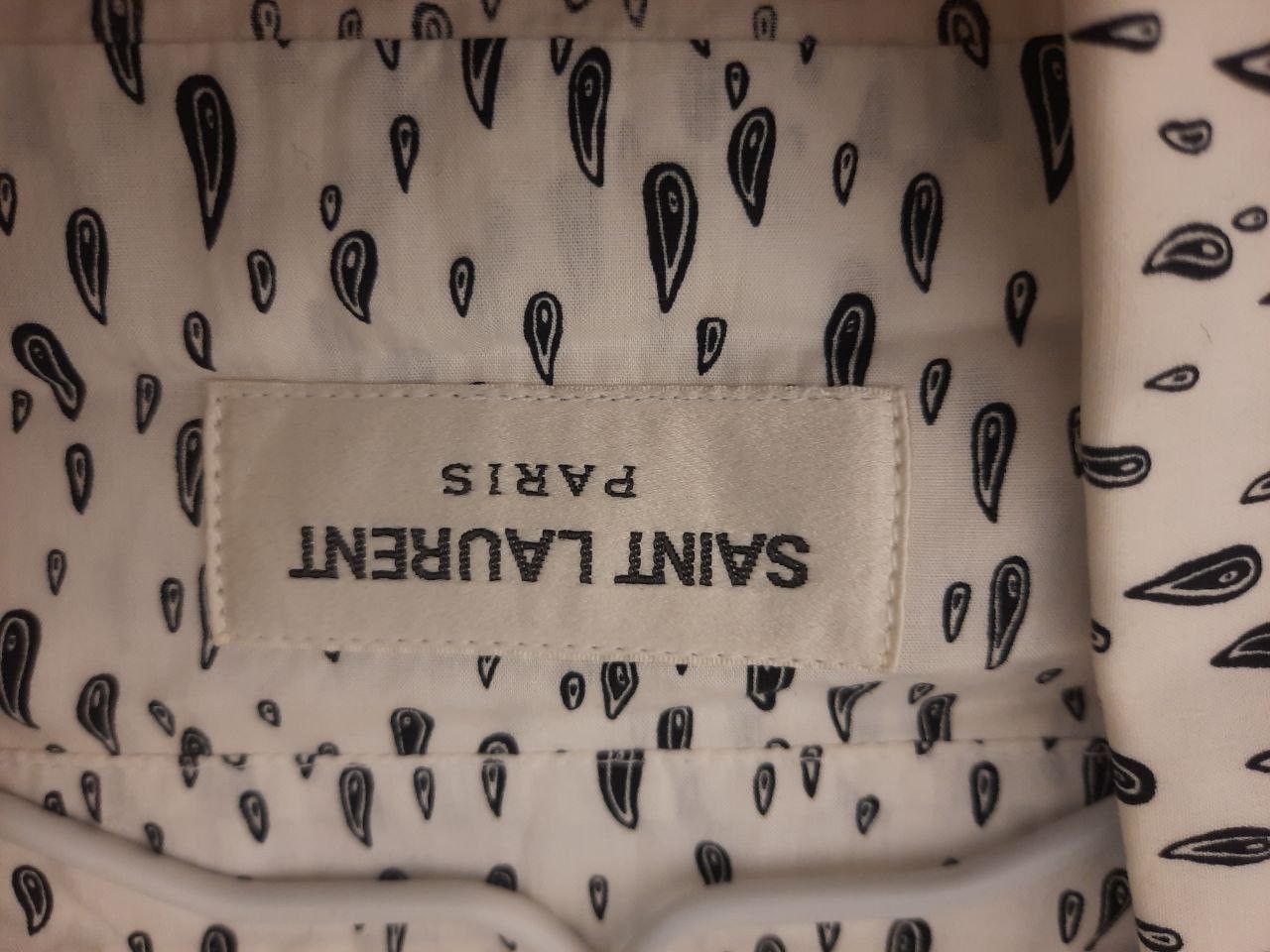 Saint Laurent Paris Drip Water Droplet Shirt Size US S / EU 44-46 / 1 - 3 Thumbnail