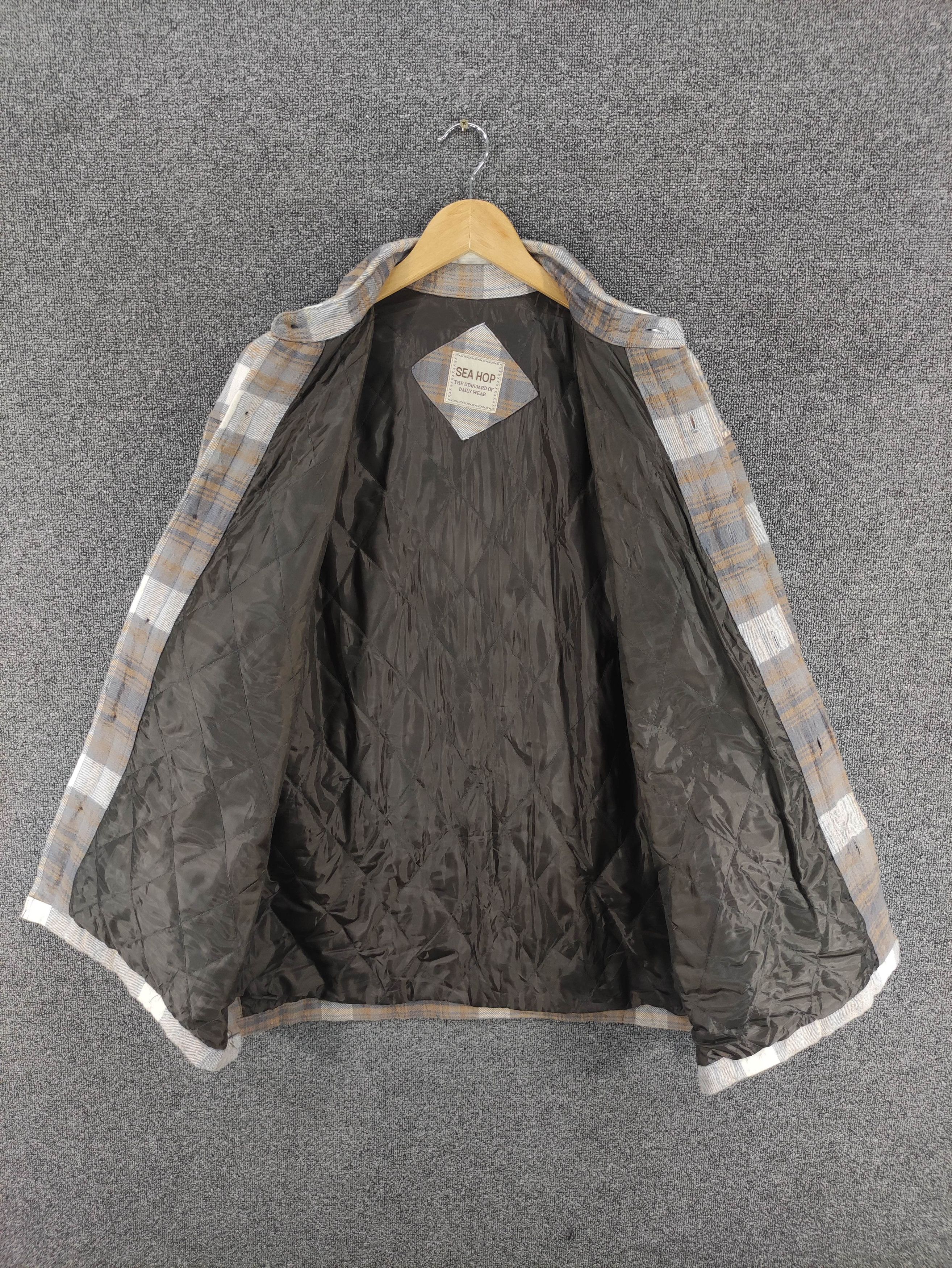 Japanese Brand Vintage Sea Hop Jacket Flannel Button Up Size US L / EU 52-54 / 3 - 3 Thumbnail