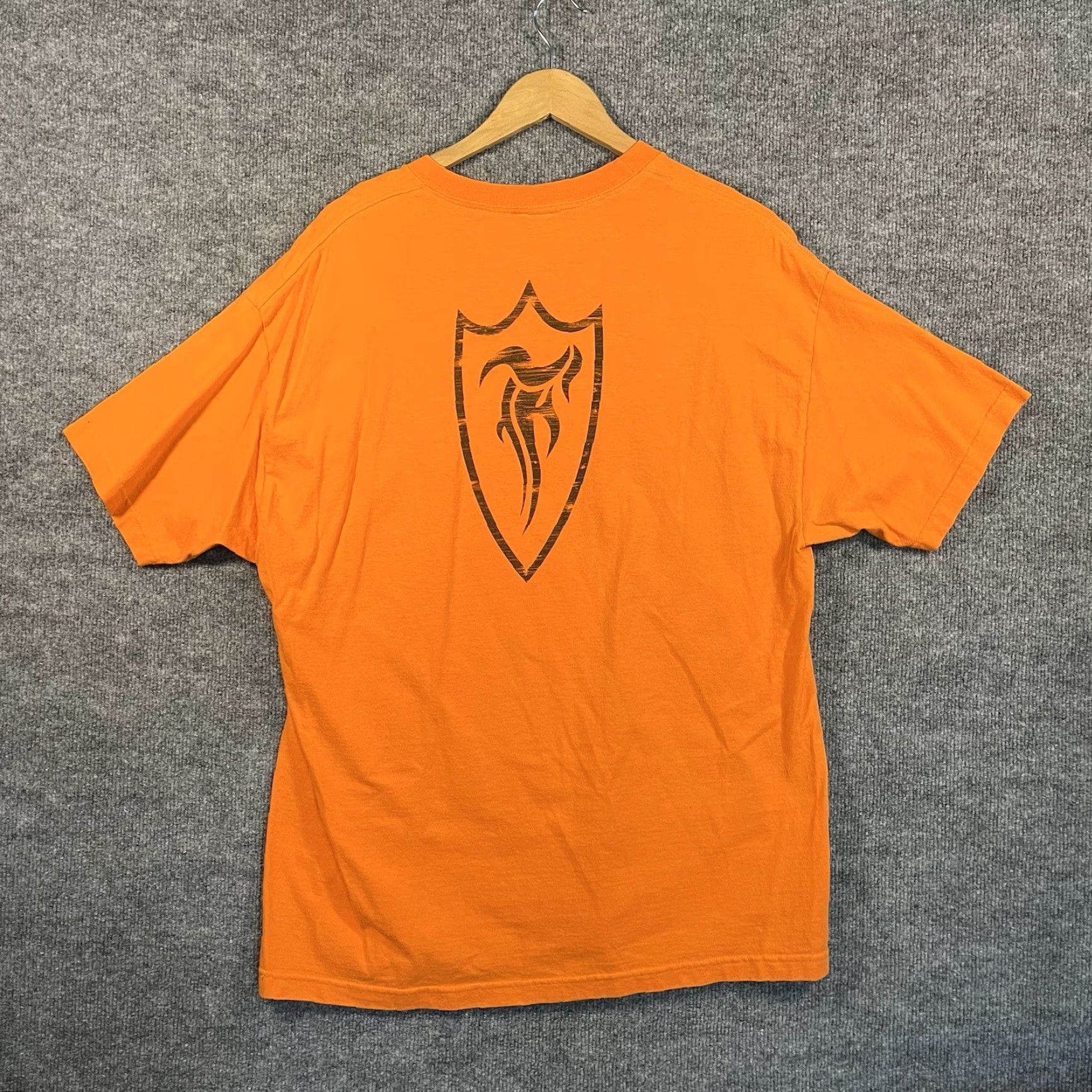 Vintage VINTAGE FleshGear T-Shirt Mens XL Orange 2000s USA Graphic Print Short Sleeve Crew Neck RARE Size US XL / EU 56 / 4 - 2 Thumbnail