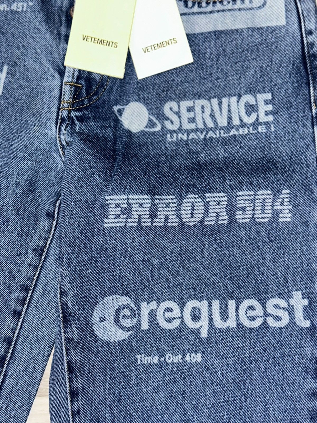 Vetements Vetements FW19 ERROR CODE Pants Size US 28 / EU 44 - 5 Thumbnail