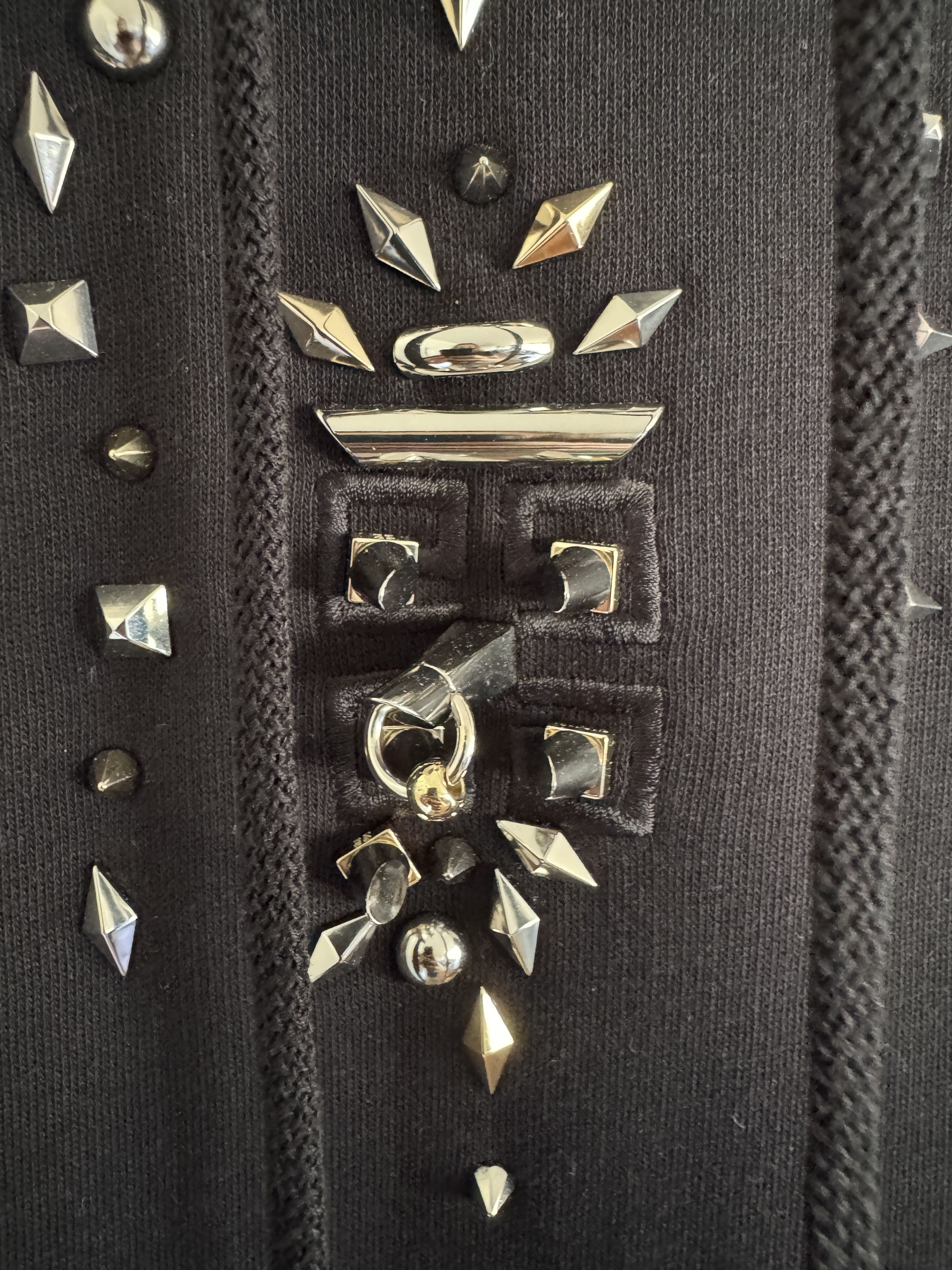 Givenchy Givenchy Studded Black Hoodie Size US S / EU 44-46 / 1 - 3 Thumbnail