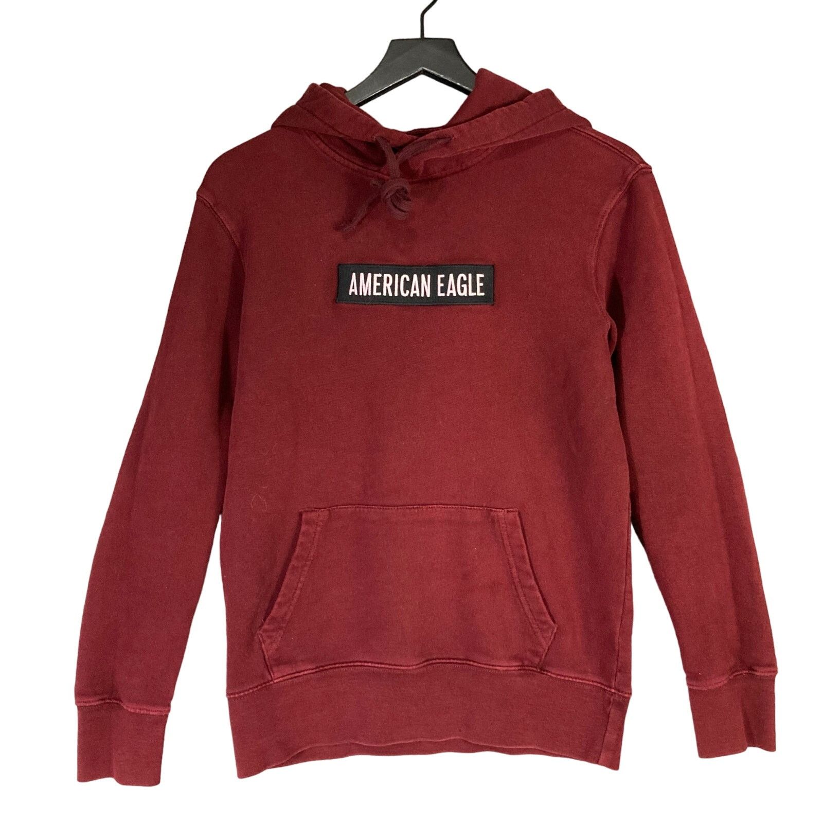 American Eagle Outfitters American Eagle Men's XS Burgundy Pullover Hoodie Size US XS / EU 42 / 0 - 1 Thumbnail