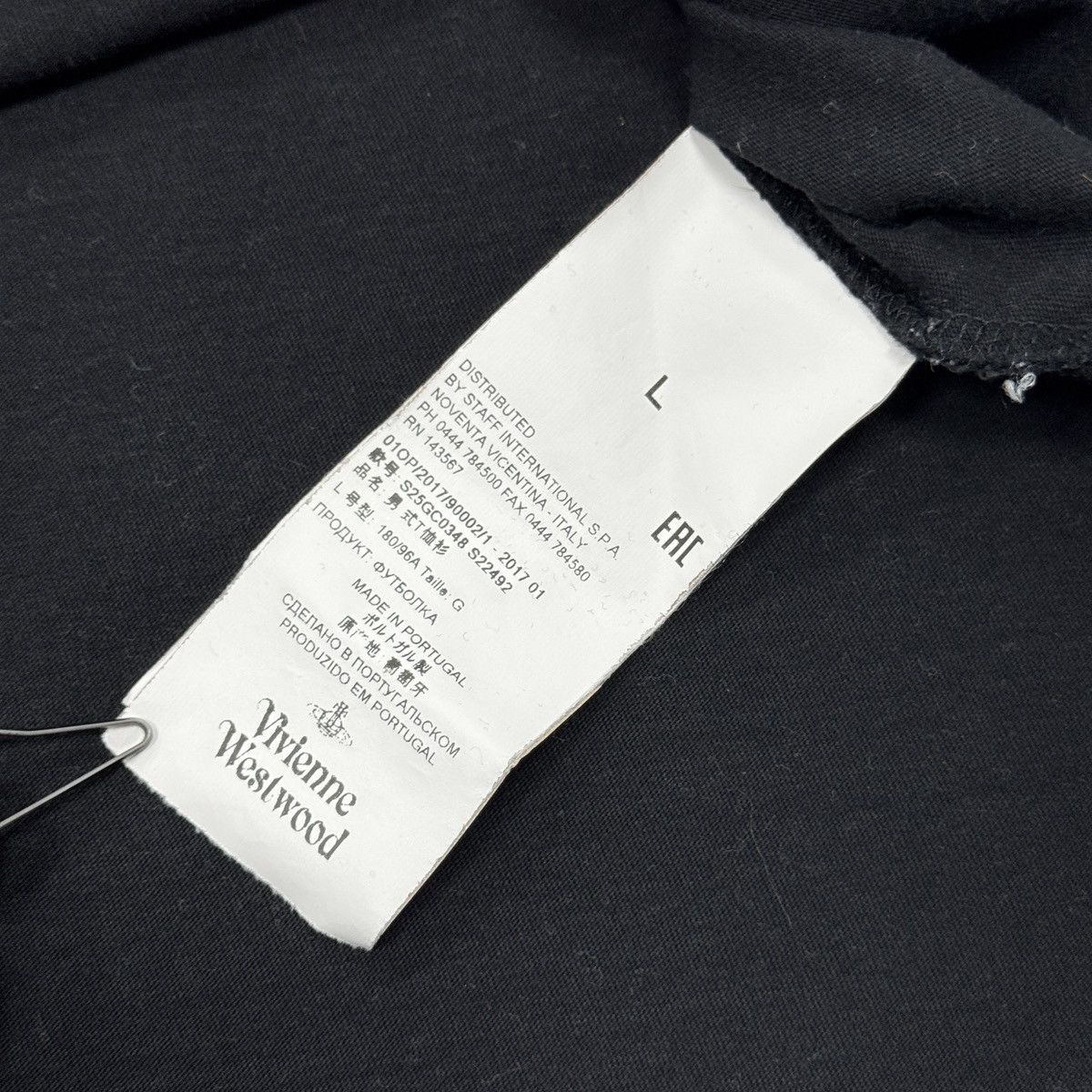 Vivienne Westwood Vivienne Westwood Men Black T-Shirt Size L Size US L / EU 52-54 / 3 - 11 Thumbnail
