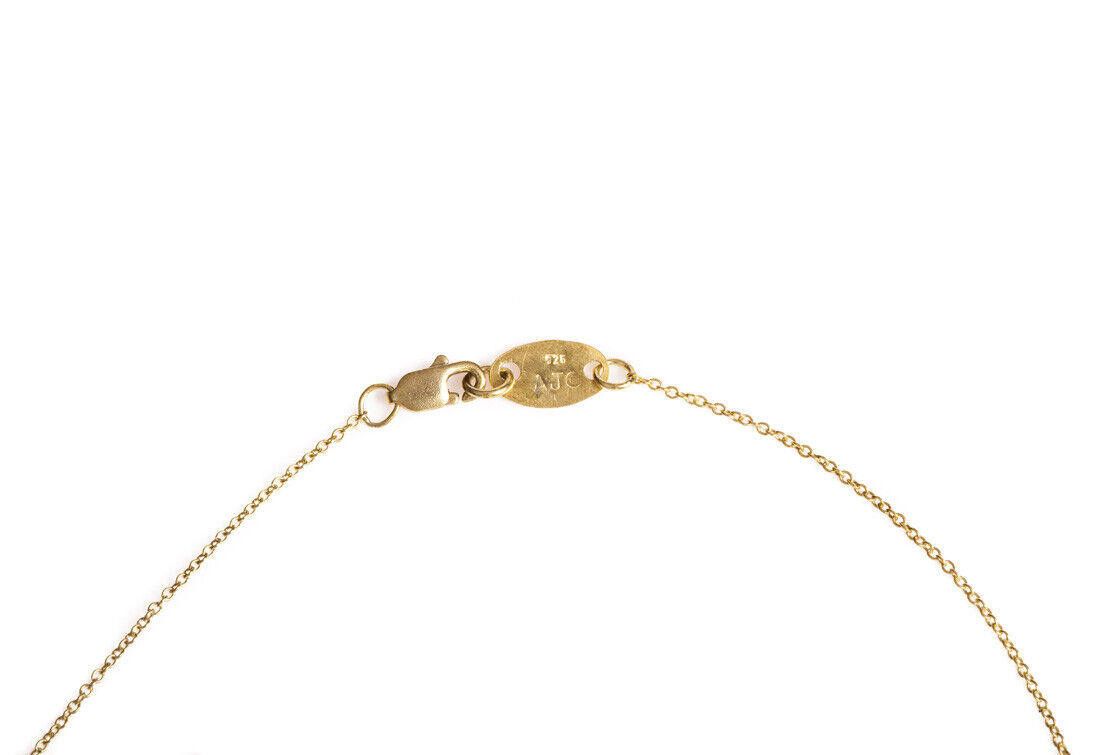Designer 18 kt Gold Vermeil over Sterling Silver Gun Charm Necklace Size ONE SIZE - 3 Thumbnail