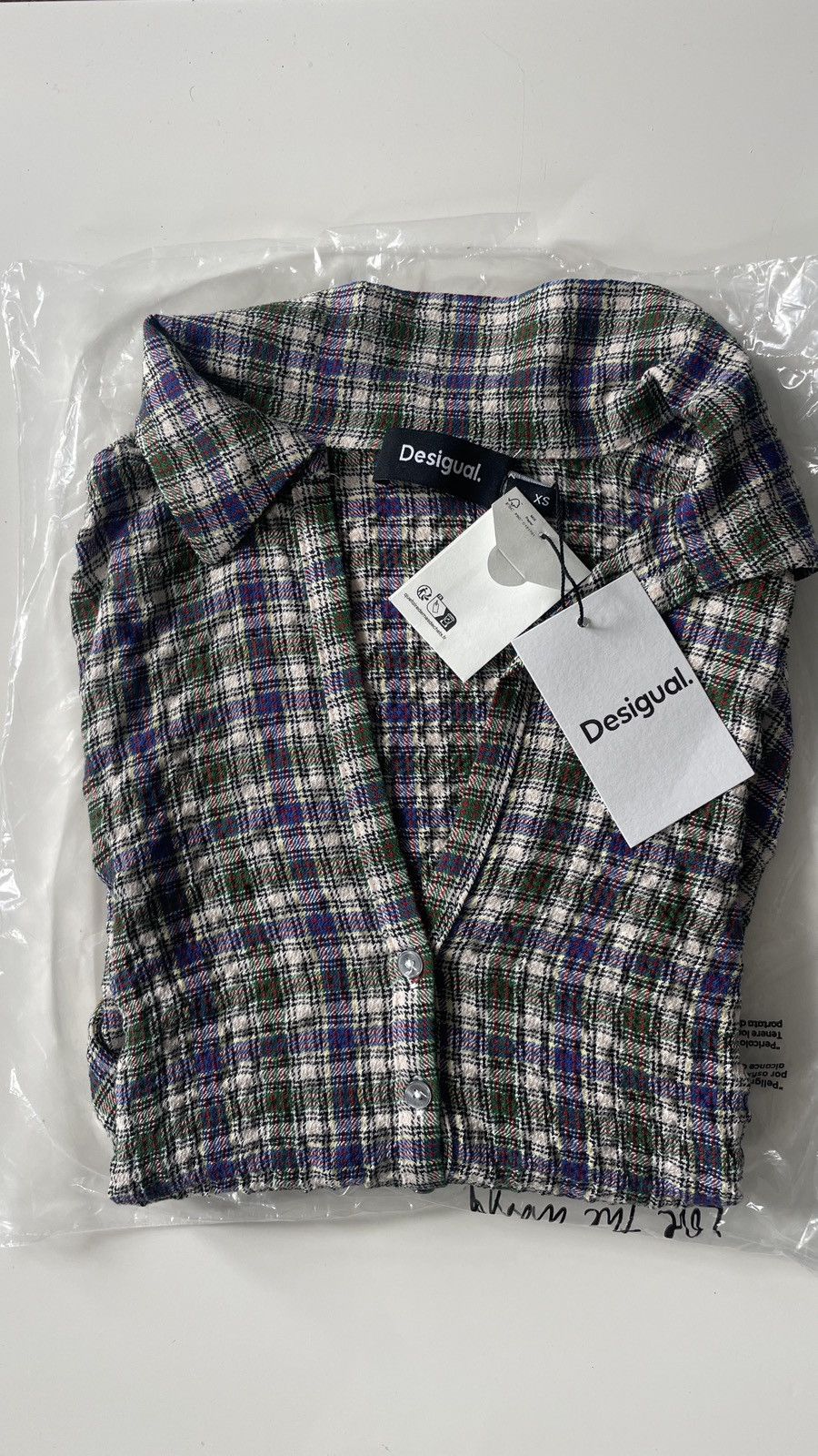 Desigual PLAID- Hemdbluse Size XS / US 0-2 / IT 36-38 - 3 Thumbnail