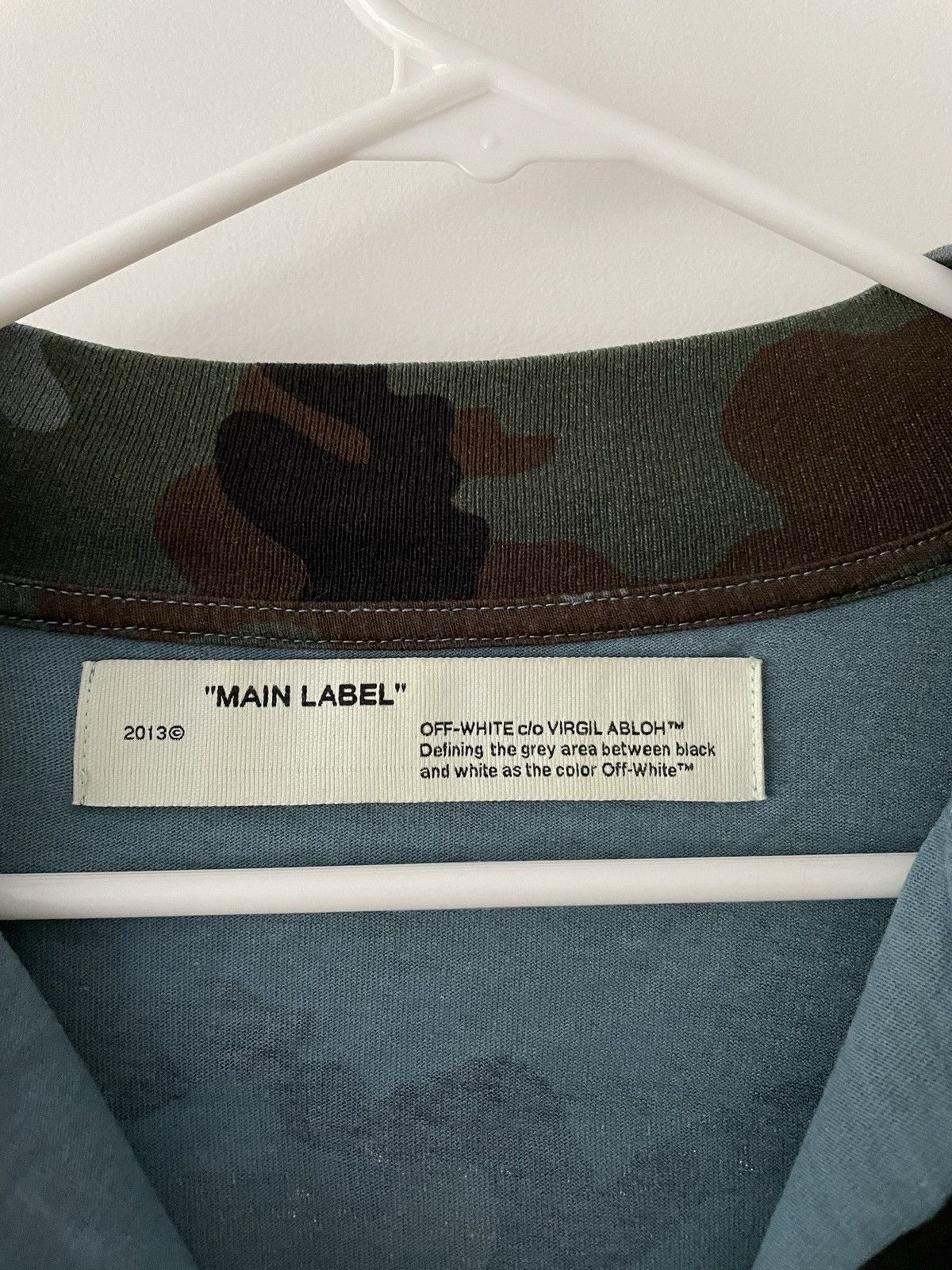 Off-White Off-White Camo Long Sleeve Shirt Half Zip size M Size US M / EU 48-50 / 2 - 4 Thumbnail