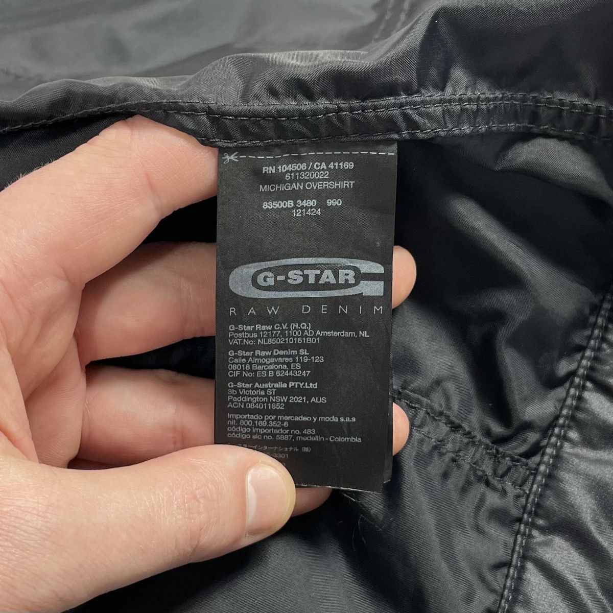 G-Star G-Star Raw Nylon Light Jacket Size US L / EU 52-54 / 3 - 8 Thumbnail