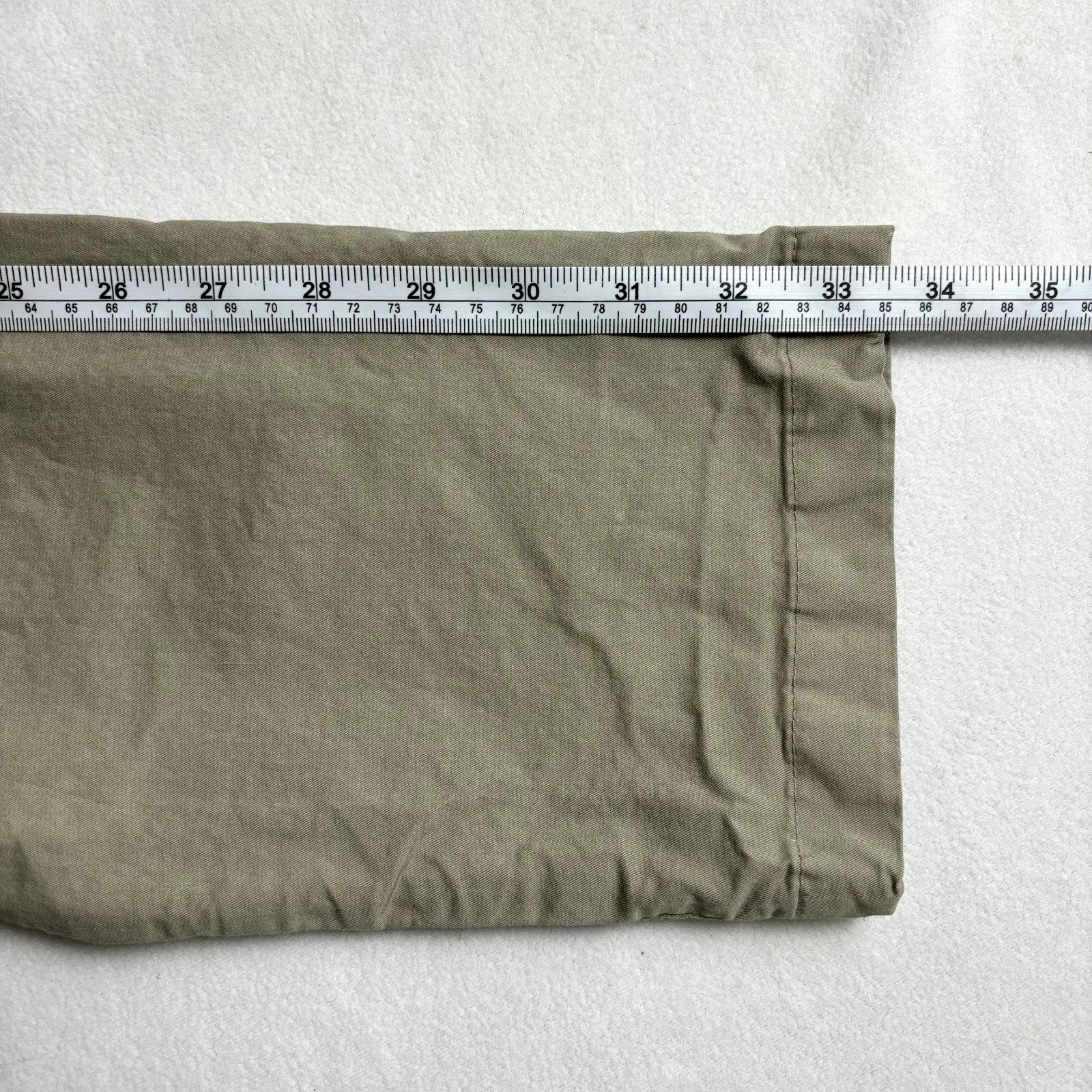 Allegri Allegri Milano 86 Men's 35x33.5 Khaki Chino Trouser Pants Size US 35 - 8 Thumbnail