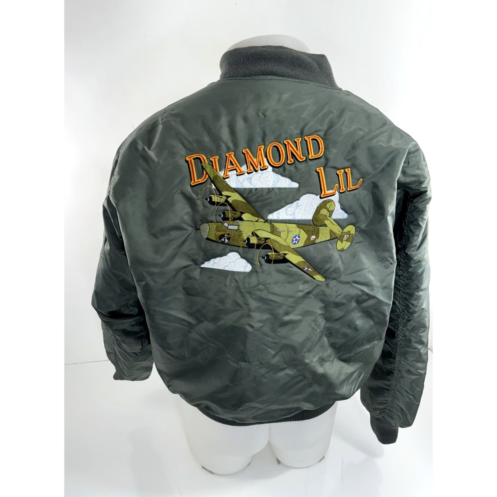Rothco Diamond Lil ROTHCO Commemorative WWII Air Force Flyers Bomber S Jacket - Regular Green Size US S / EU 44-46 / 1 - 2 Thumbnail
